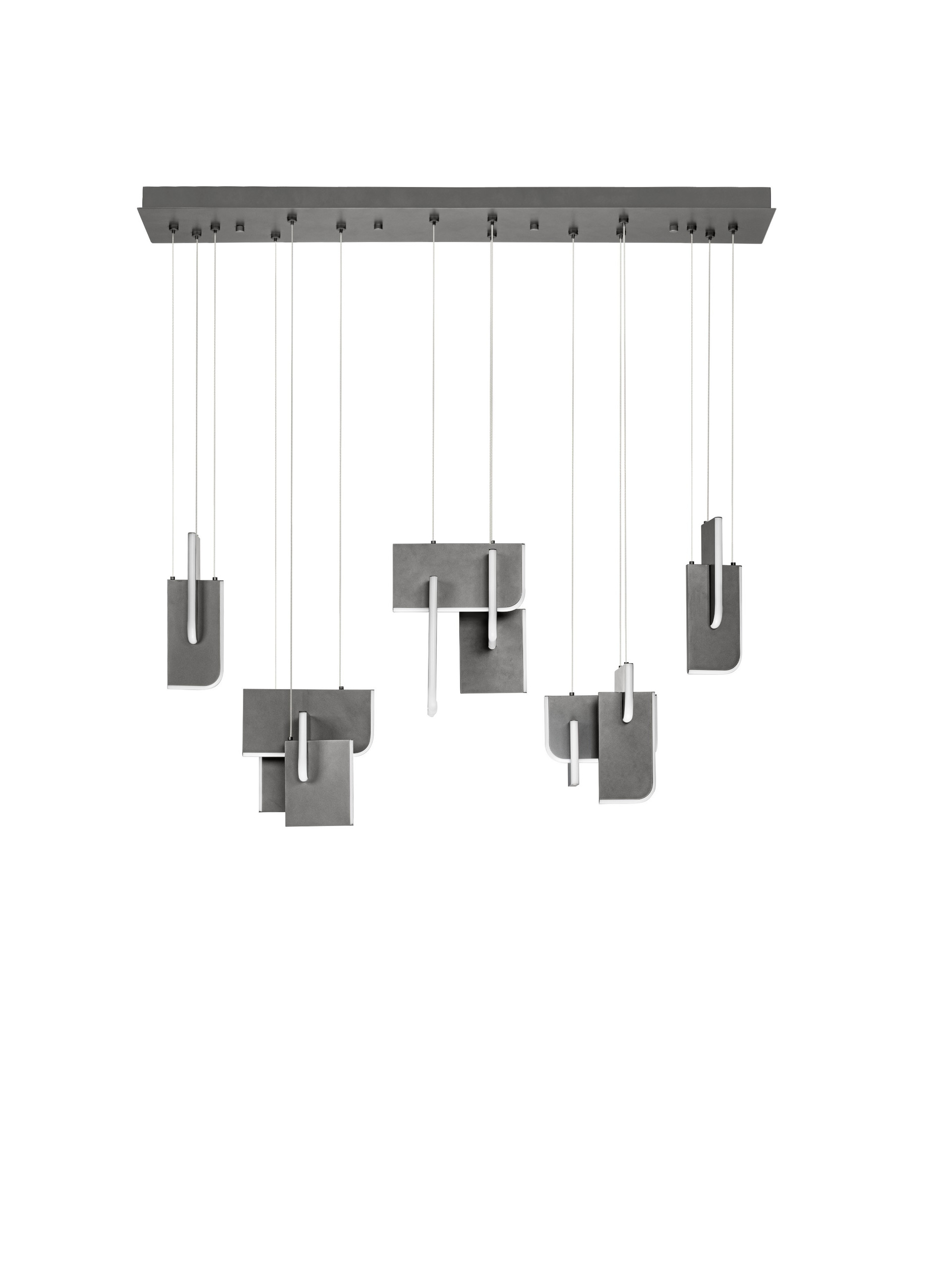 TOTEM | L 120 W 25 H 150 cm | 20 W | 3000 K | 2381 lm | IP20 | Anthracite | Metal/Acrylic