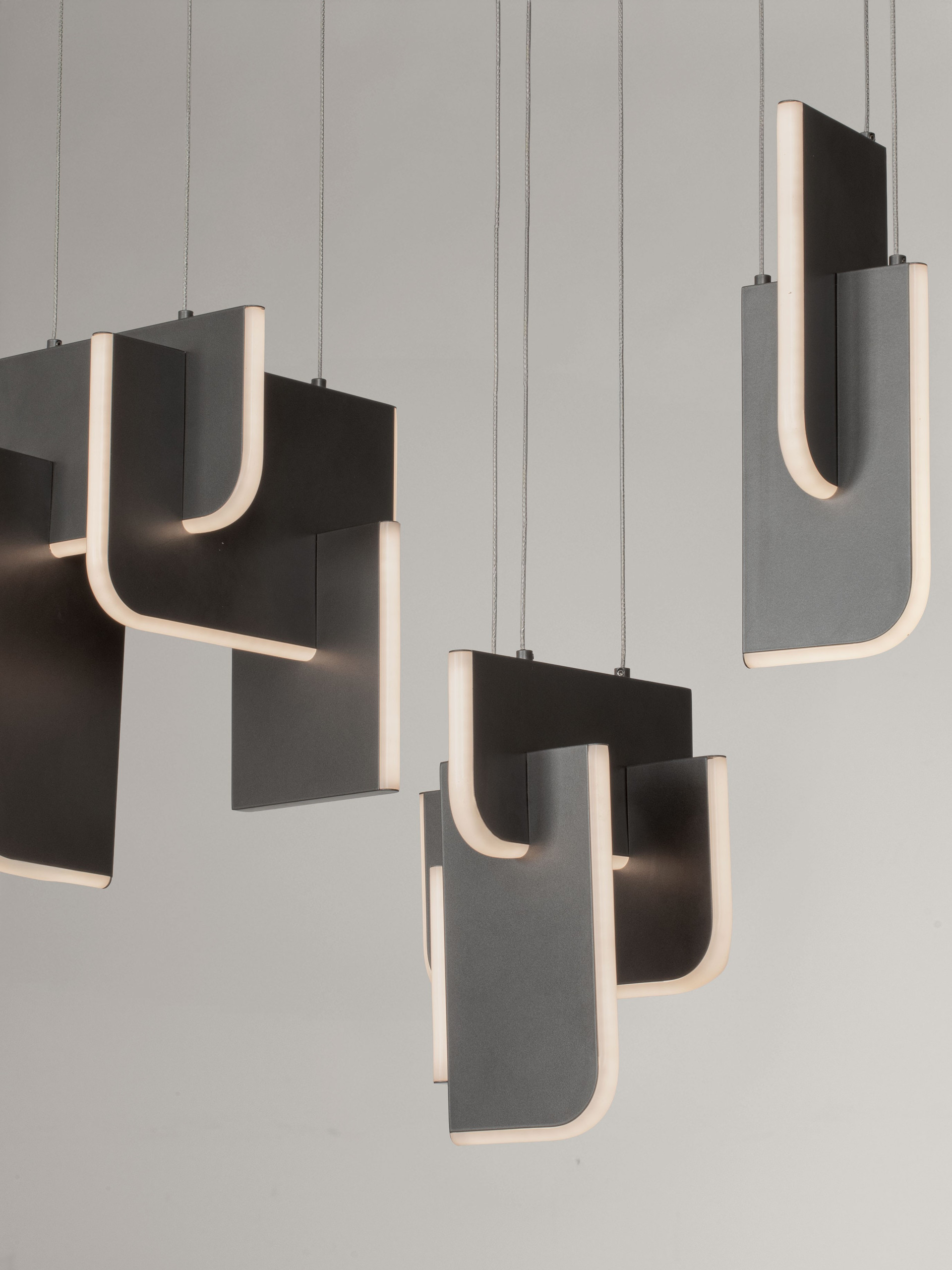 TOTEM | L 120 W 25 H 150 cm | 20 W | 3000 K | 2381 lm | IP20 | Anthracite | Metal/Acrylic