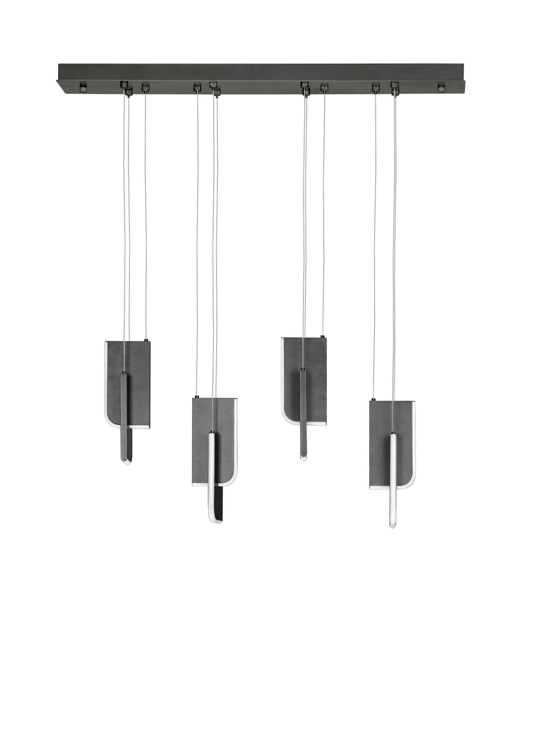 TOTEM | L 96 W 14 H 150 cm | 36 W | 3000 K | 1676 lm | IP20 | Anthracite | Metal/Acrylic