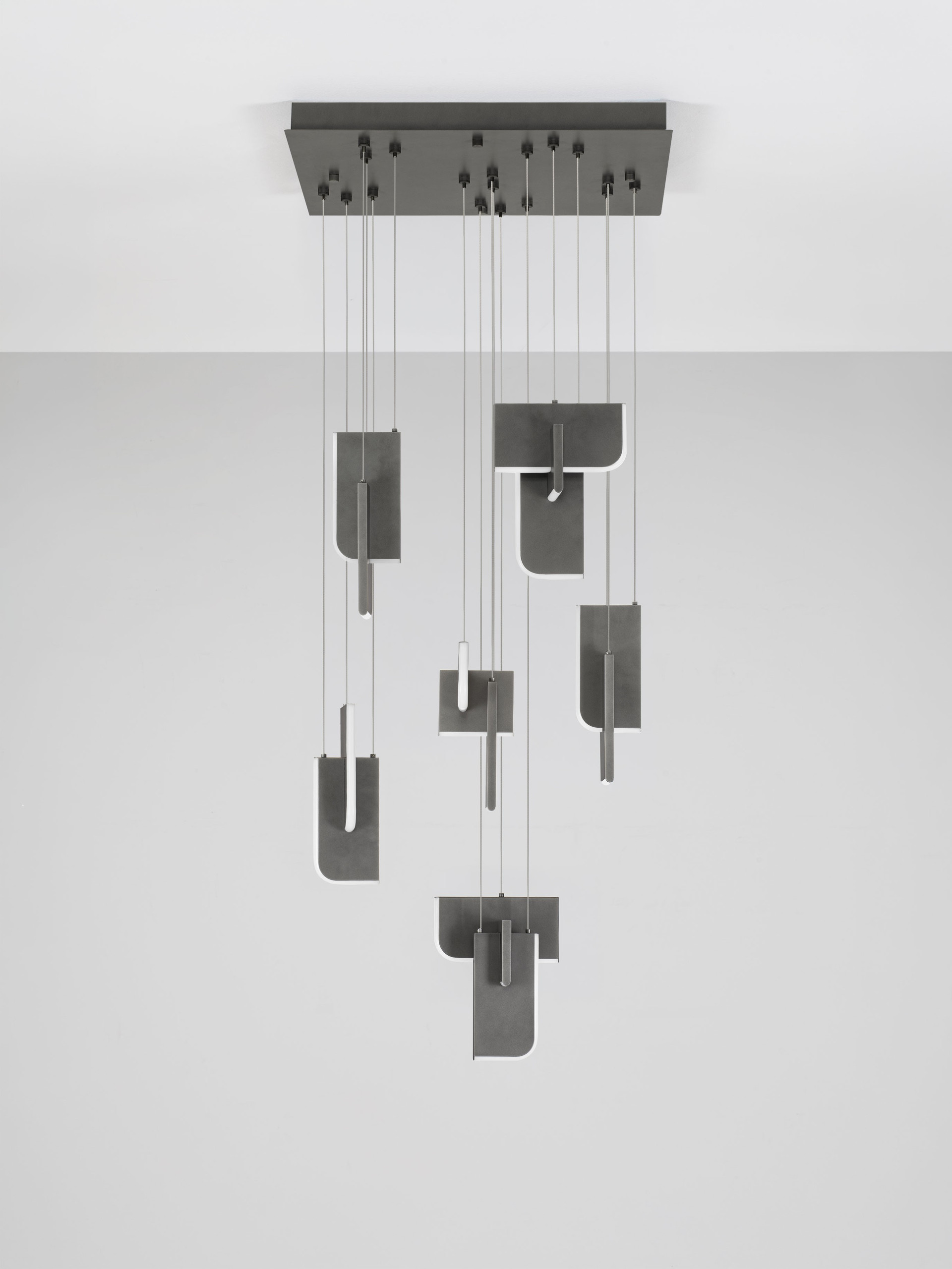 TOTEM | L 60 W 60 H 120 cm | 89 W | 3000 K | 1838 lm | IP20 | Anthracite | Metal/Acrylic