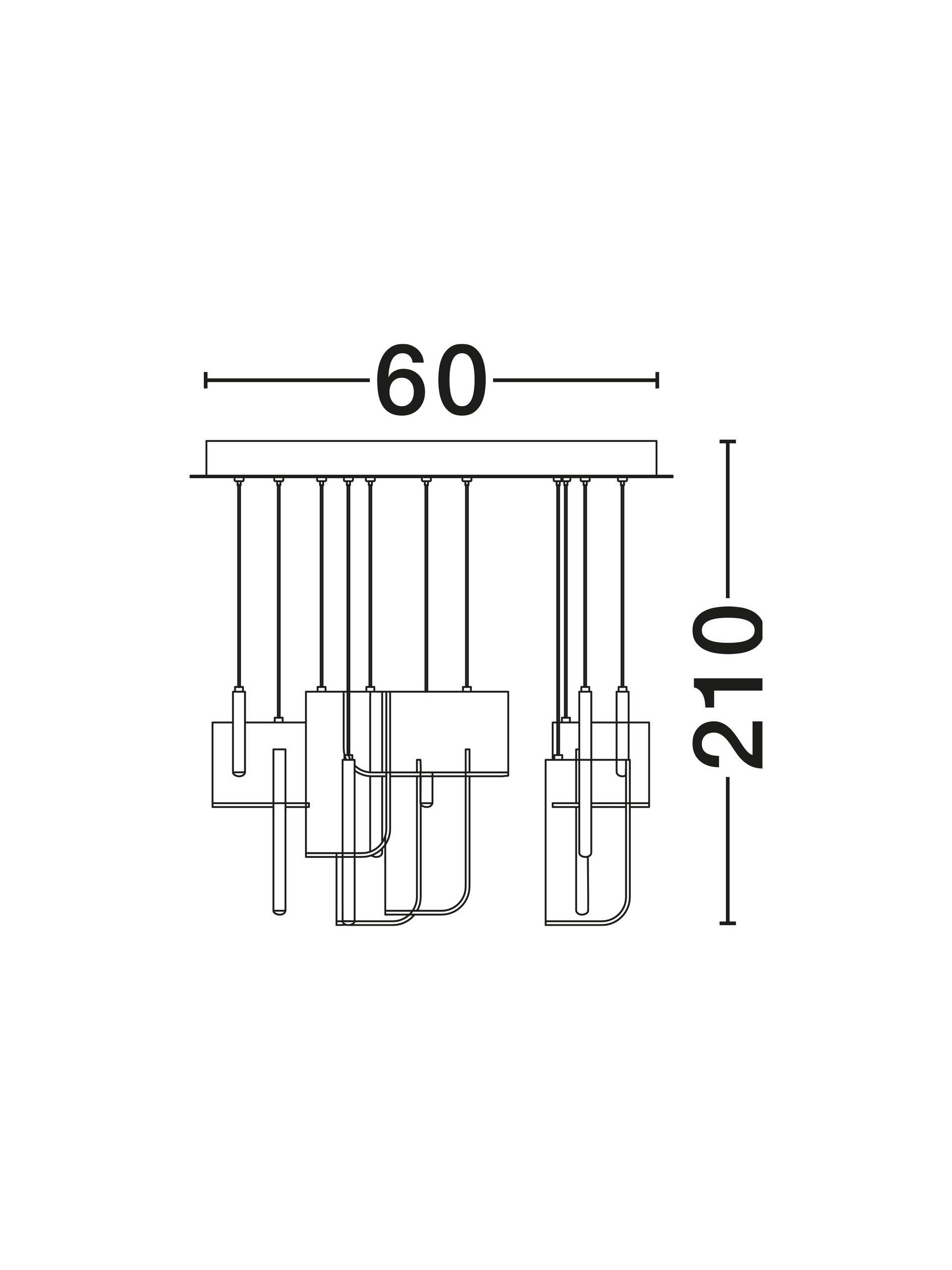 TOTEM | L 60 W 60 H 120 cm | 89 W | 3000 K | 1838 lm | IP20 | Anthracite | Metal/Acrylic