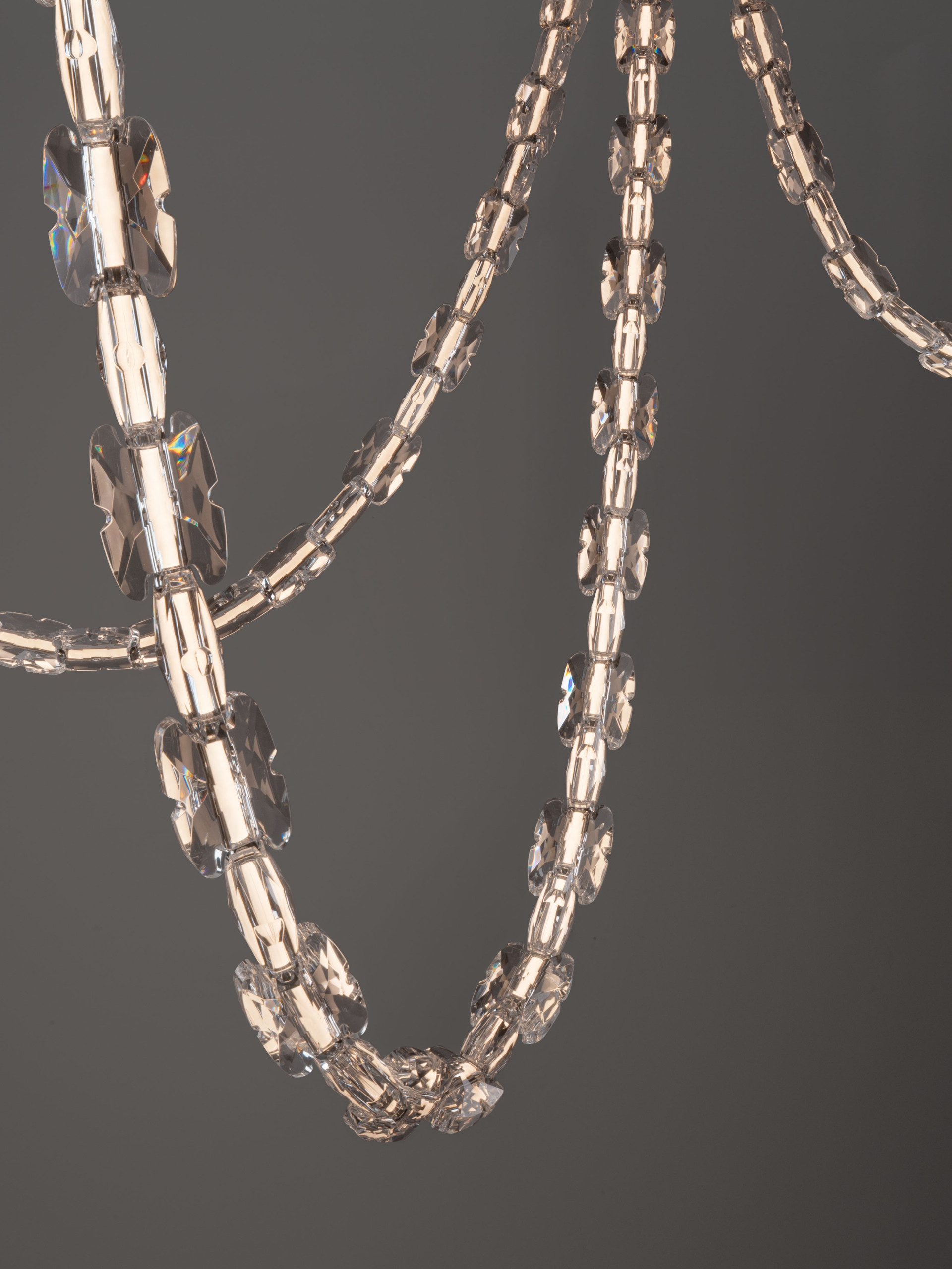 ALUME | L 315 W 209 H 136 cm | 103 W | 3000 K | 5502 lm | IP20 | Chrome/Clear | Metal/Acrylic