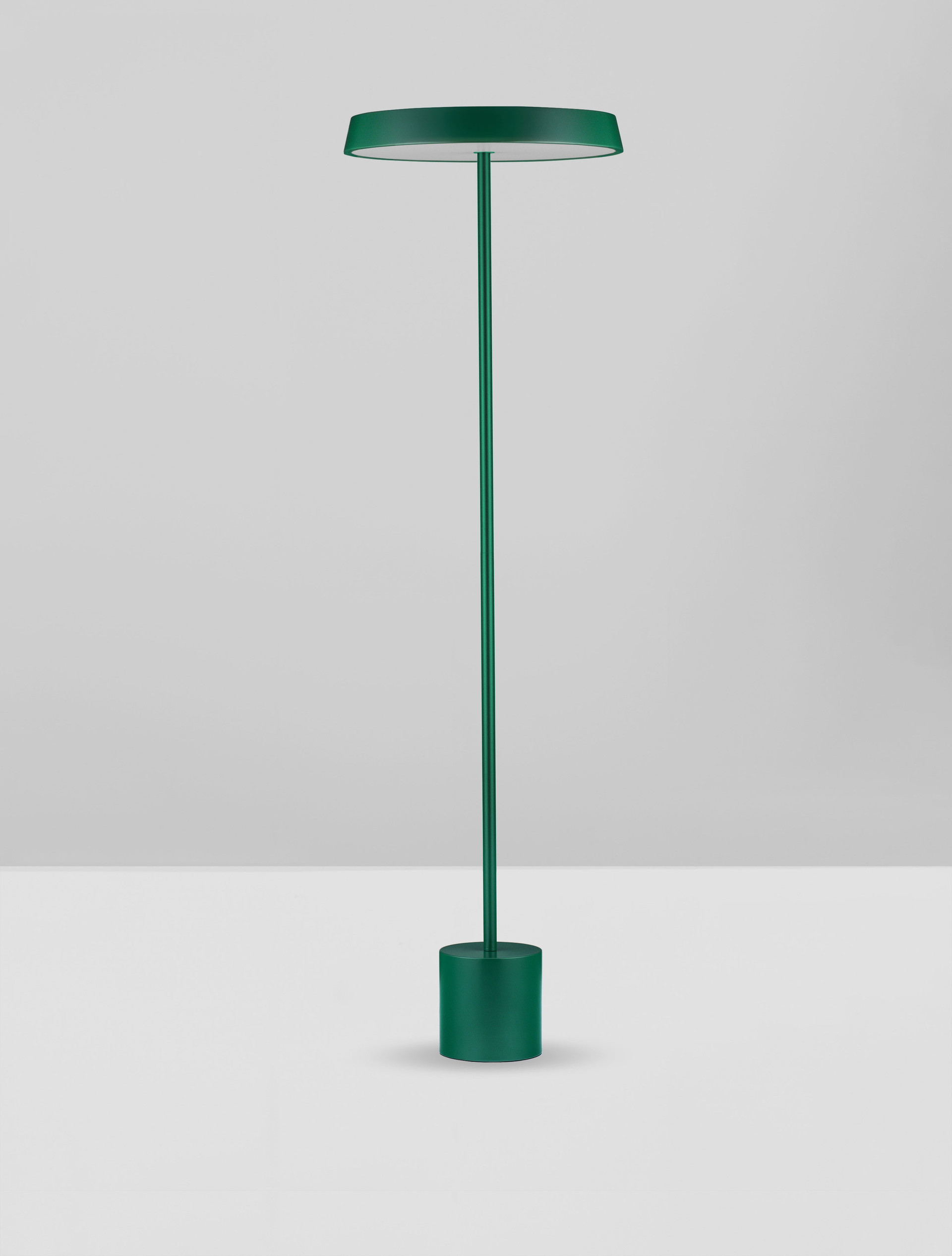 VETRO | H 136 D 40 cm | 33 W | 3000 K | 2666 lm | IP20 | Green | Aluminum/Acrylic