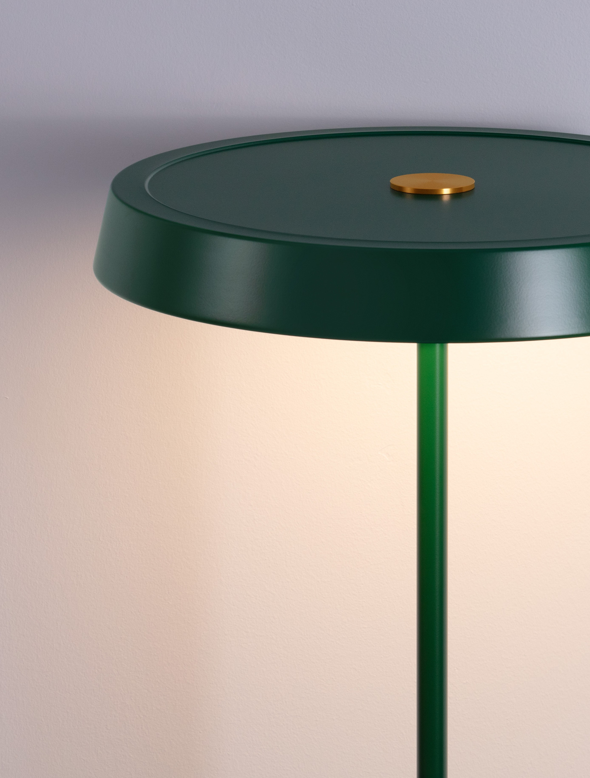 VETRO | H 136 D 40 cm | 33 W | 3000 K | 2666 lm | IP20 | Green | Aluminum/Acrylic