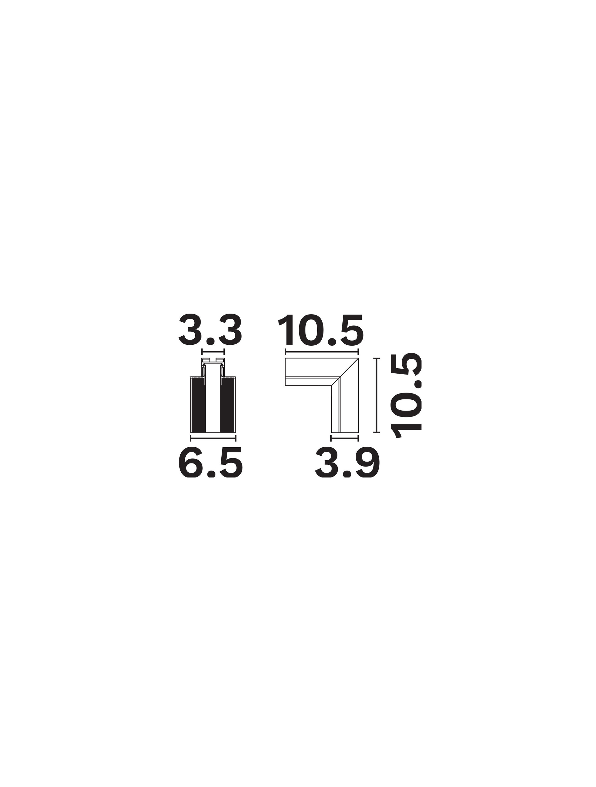 Planet Magnetic B-Vertical 90o Connector-V1