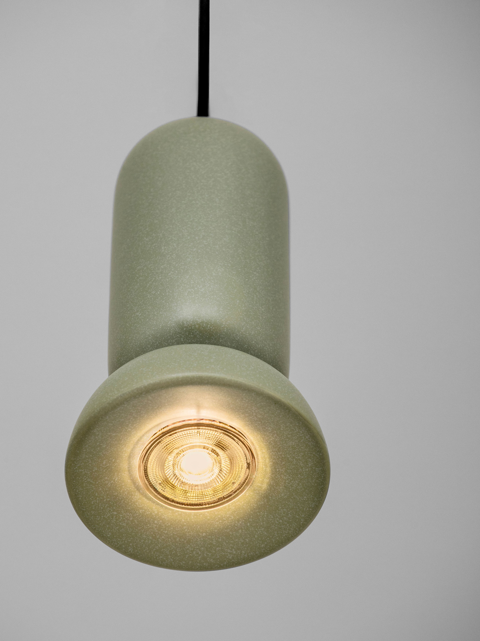 PARLO | H 223 D 11 cm | 10 W | IP20 | Green | Steel/Ceramic