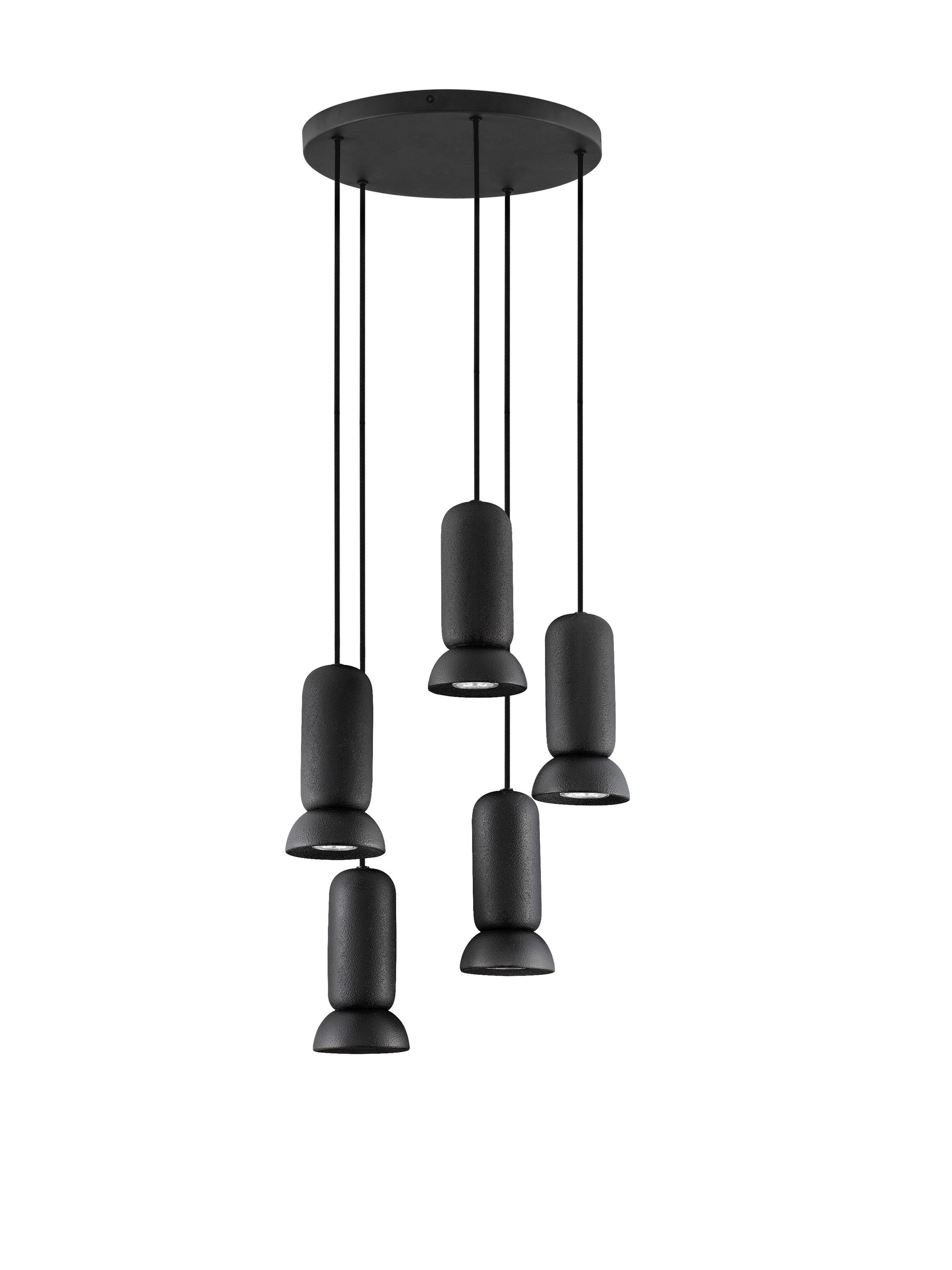 PARLO | H 223 D 41 cm | 50 W | IP20 | Nero | Acciaio/Ceramica