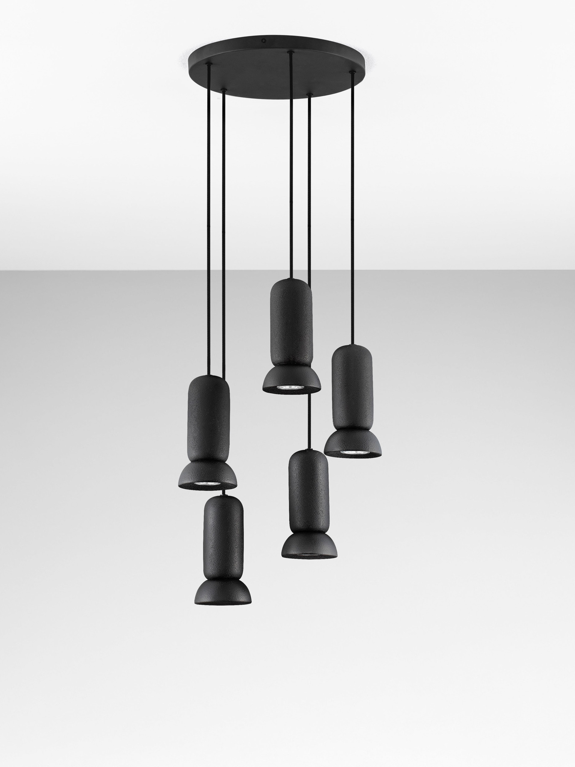 PARLO | H 223 D 41 cm | 50 W | IP20 | Nero | Acciaio/Ceramica