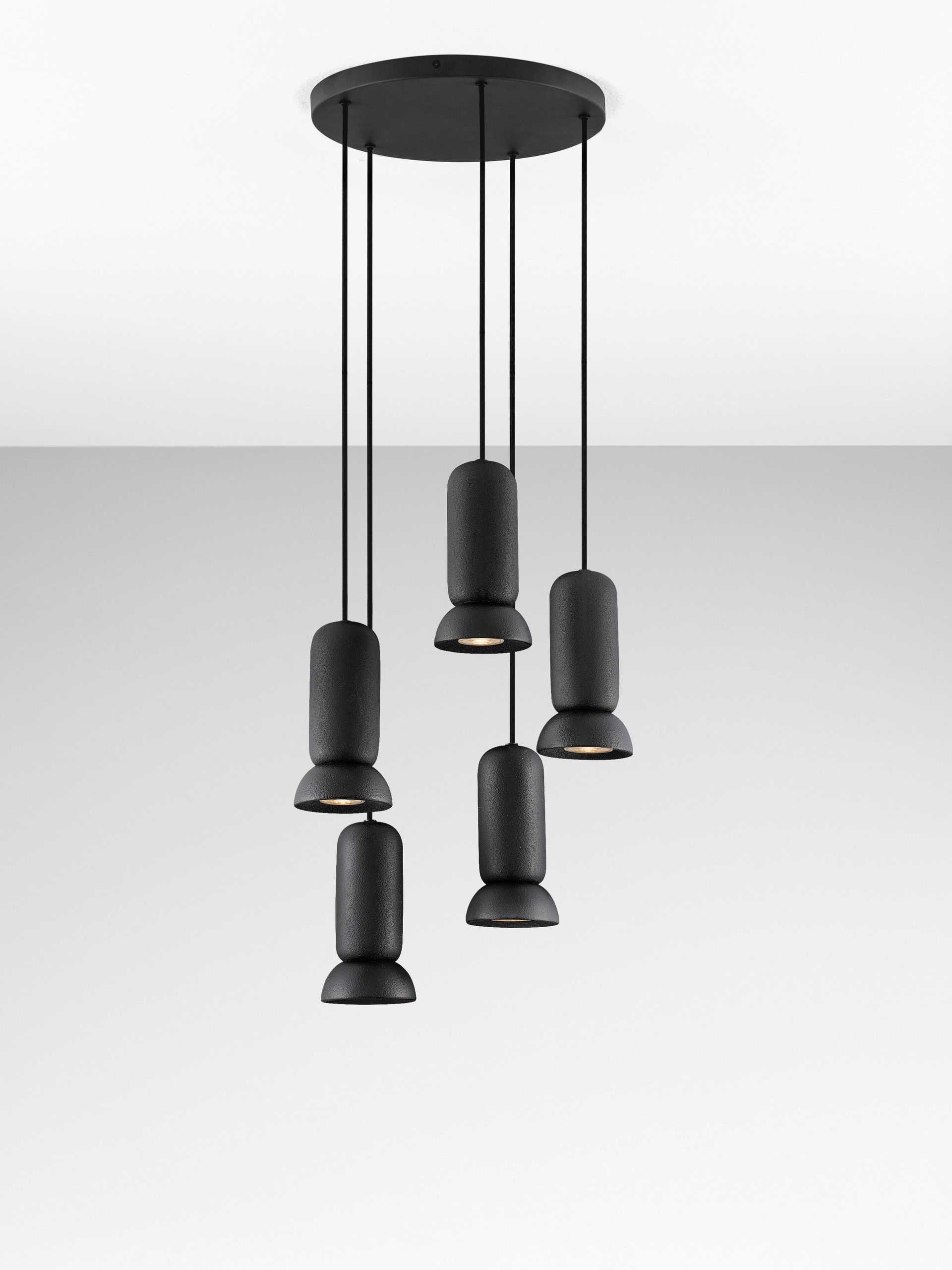 PARLO | H 223 D 41 cm | 50 W | IP20 | Nero | Acciaio/Ceramica