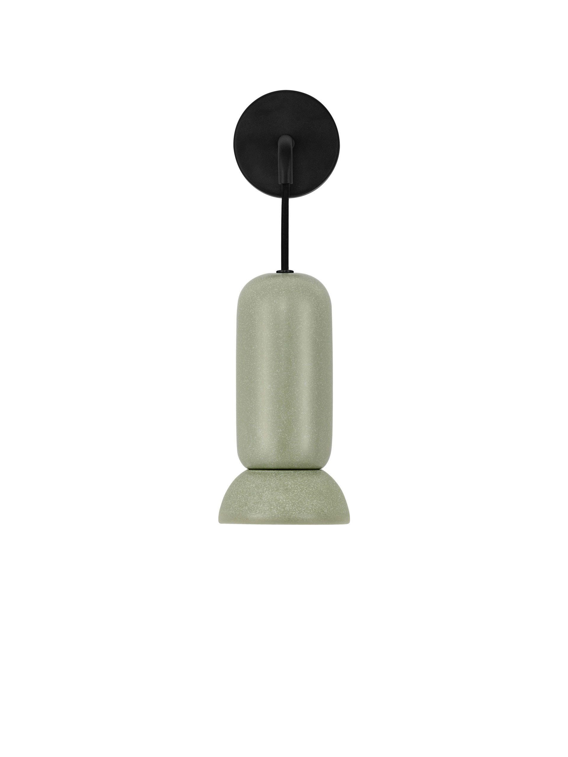 PARLO | W 15 H 36 D 11 cm | 10 W | IP20 | Grün | Stahl/Keramik