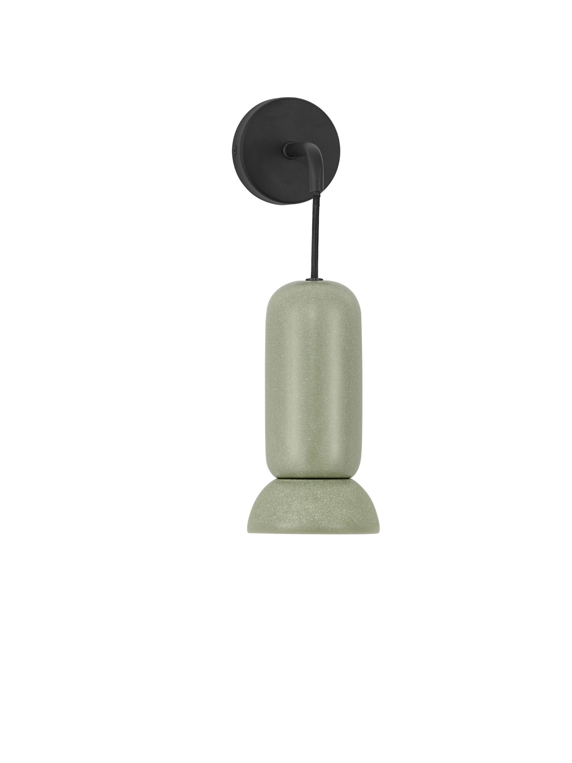 PARLO | W 15 H 36 D 11 cm | 10 W | IP20 | Grün | Stahl/Keramik