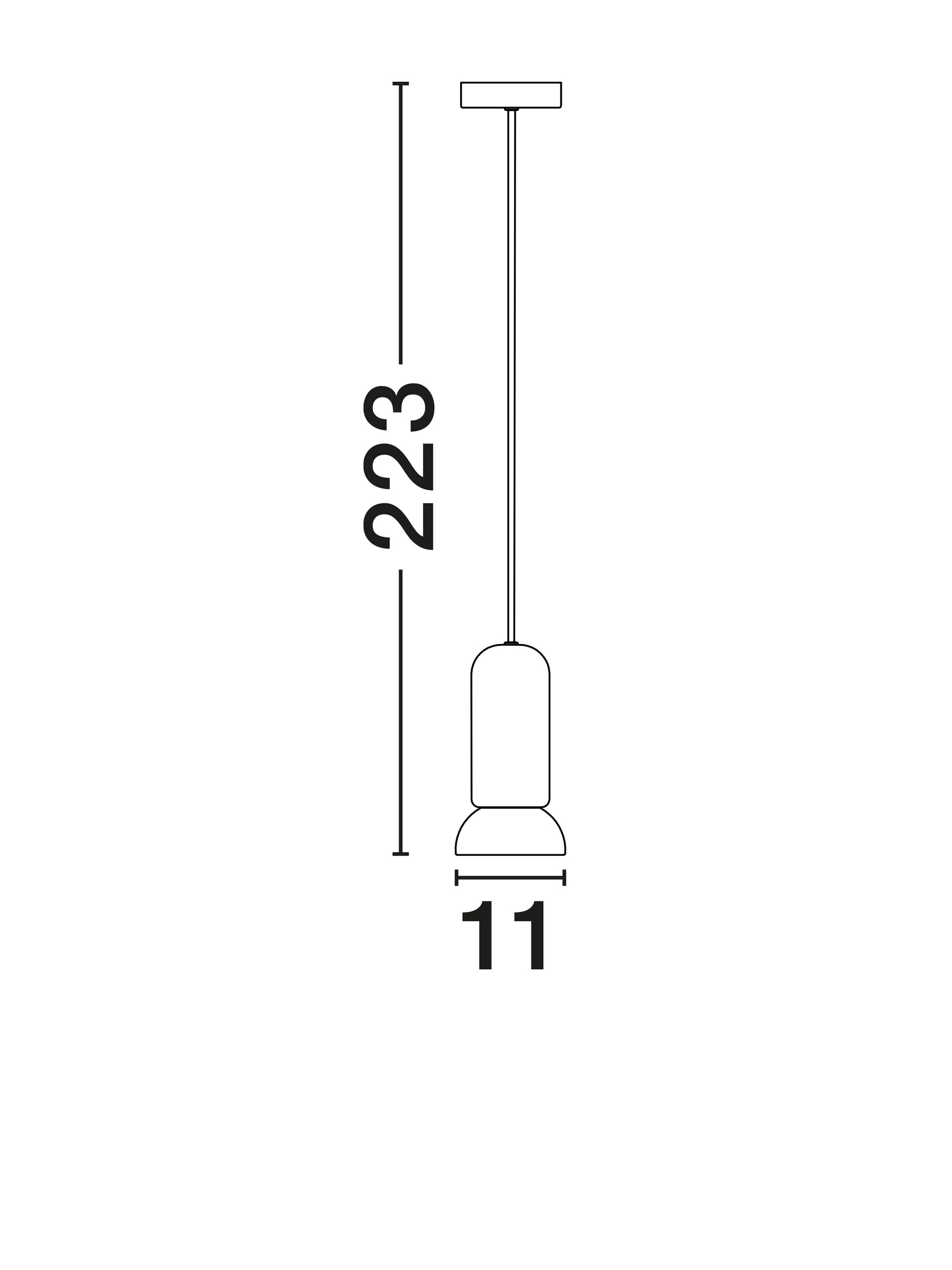 PARLO | H 223 D 11 cm | 10 W | IP20 | Pink | Steel/Ceramic