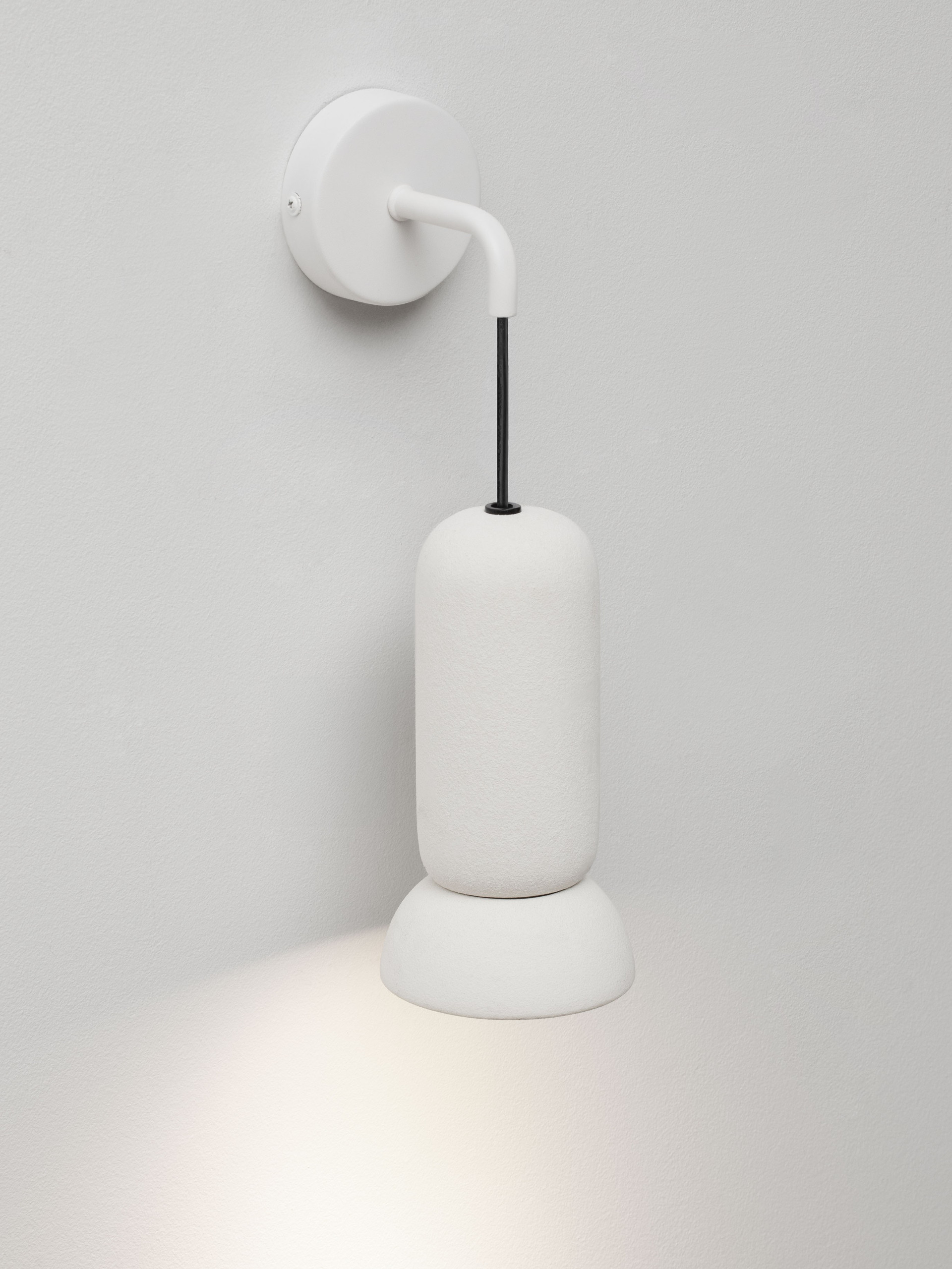 PARLO | W 15 H 36 D 11 cm | 10 W | IP20 | Bianco | Acciaio/Ceramica