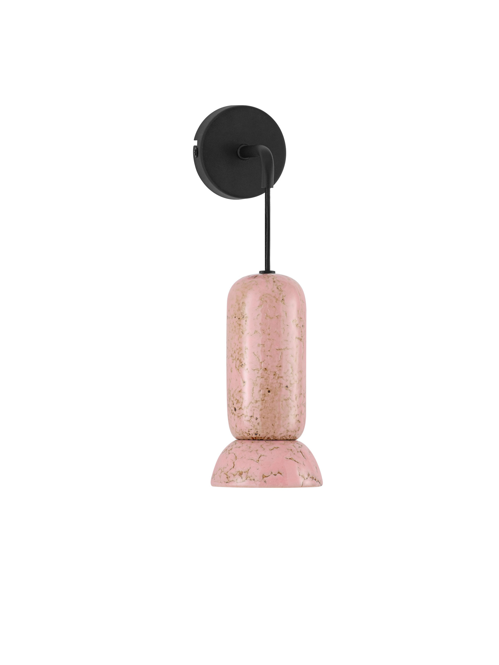 PARLO | W 15 H 36 D 11 cm | 10 W | IP20 | Pink | Steel/Ceramic
