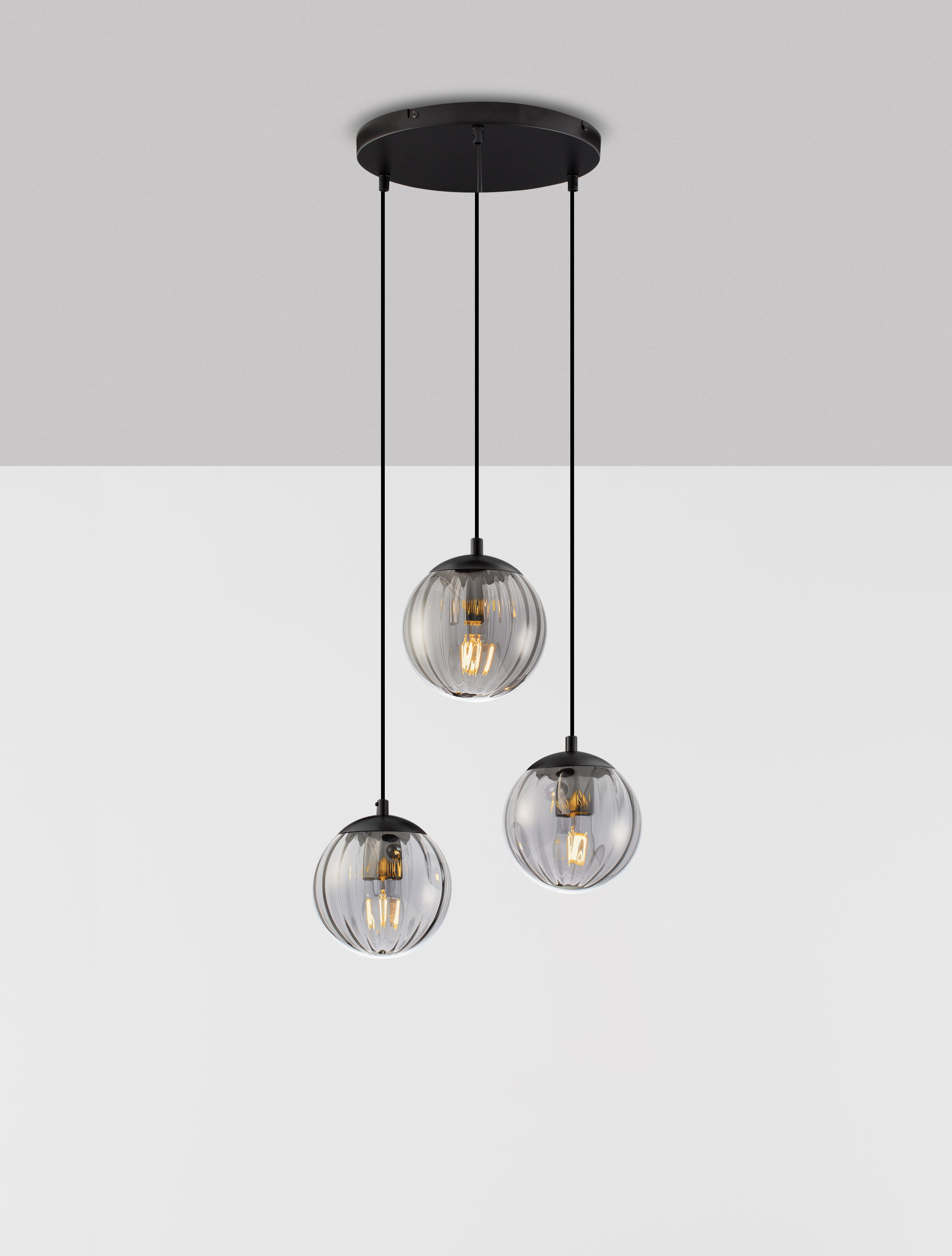ABBACUS | H 150 D 44 cm | 36 W | IP20 | Black | Glass/Metal