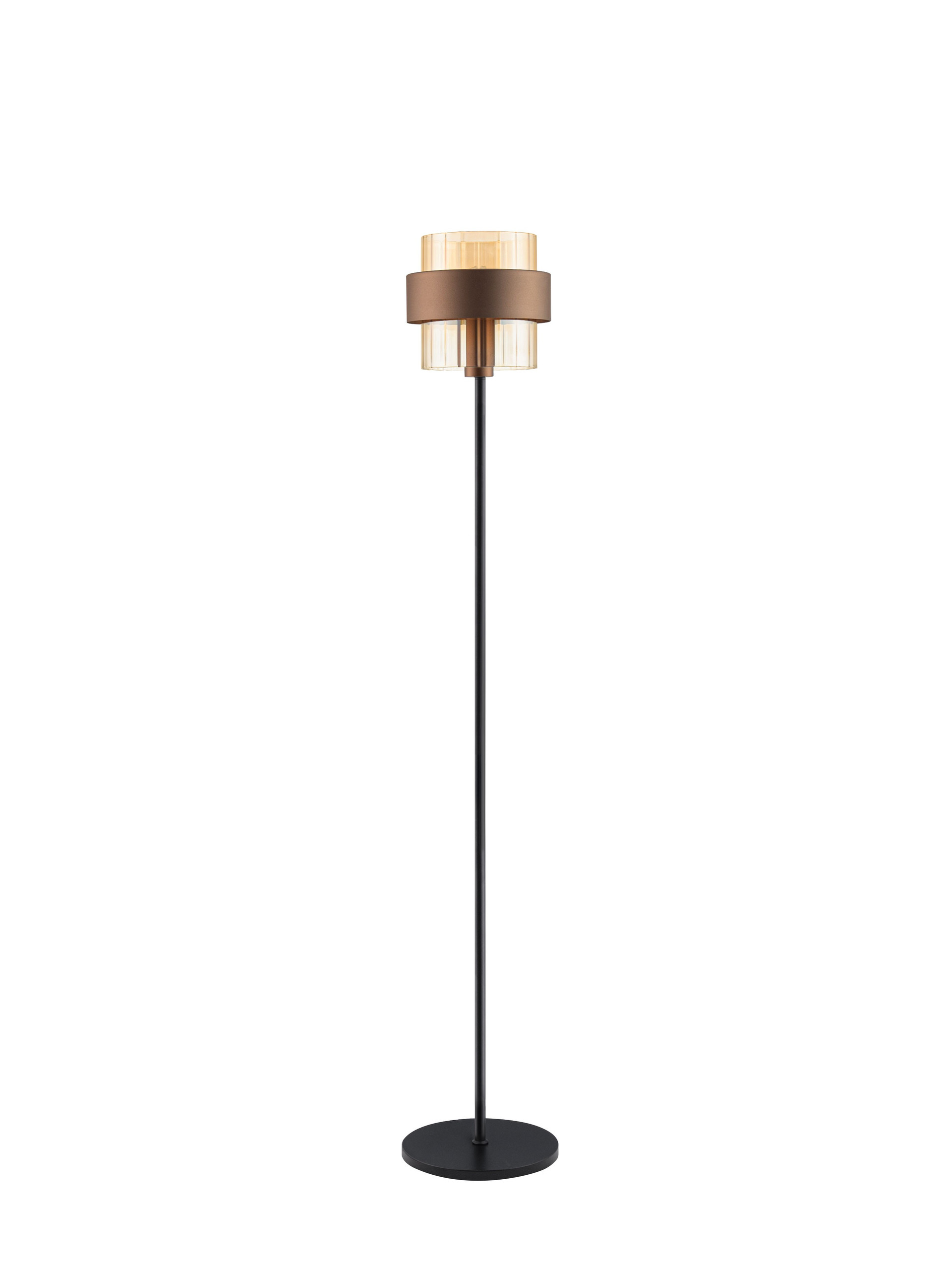 SERENA | H 163 D 28 cm | 12 W | IP20 | Amber/Coffee | Glass/Metal