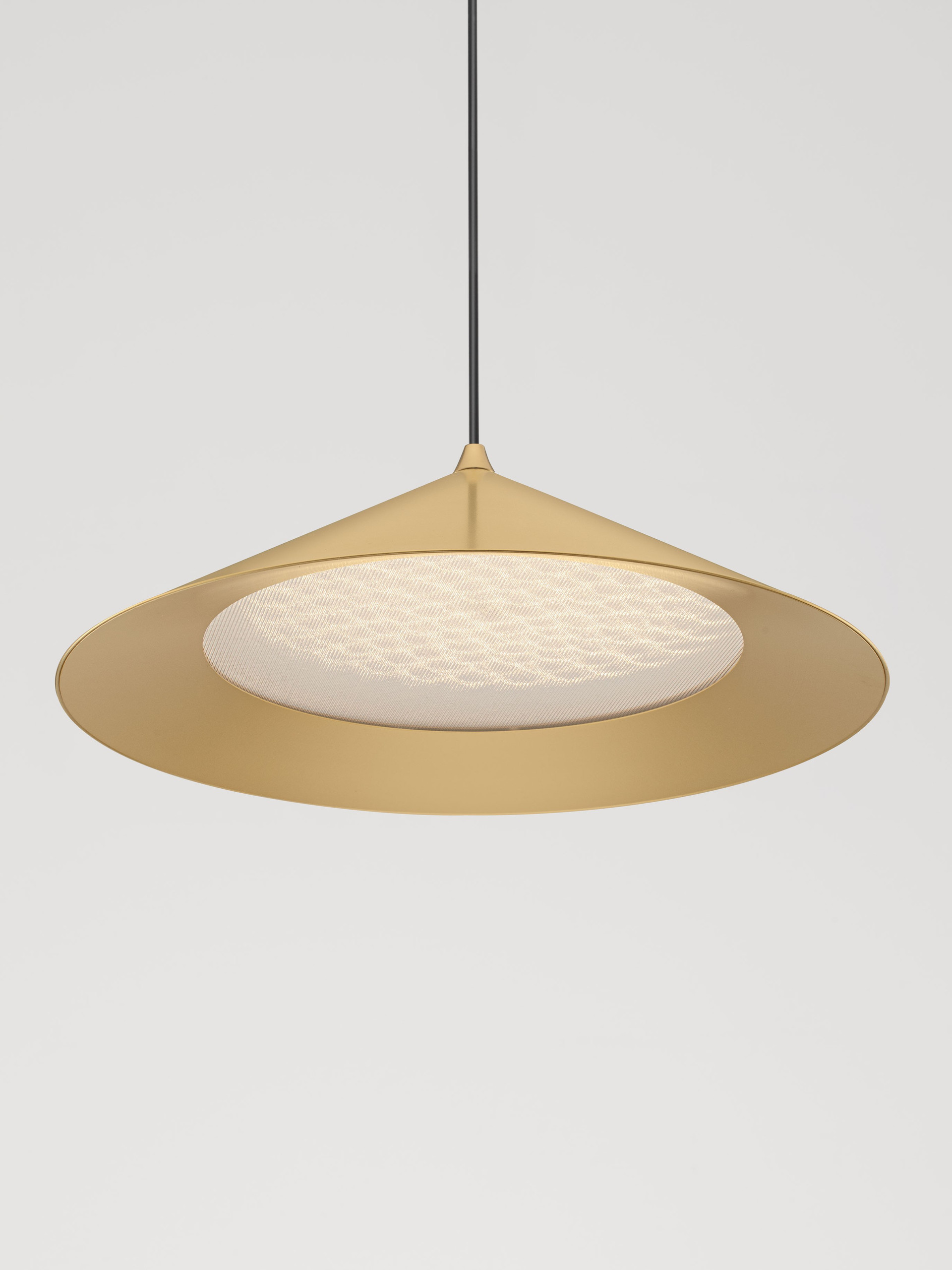 DARIO | H 150 D 40 cm | 21 W | 3000 K | 1667 lm | IP20 | Gold | Glass/Metal