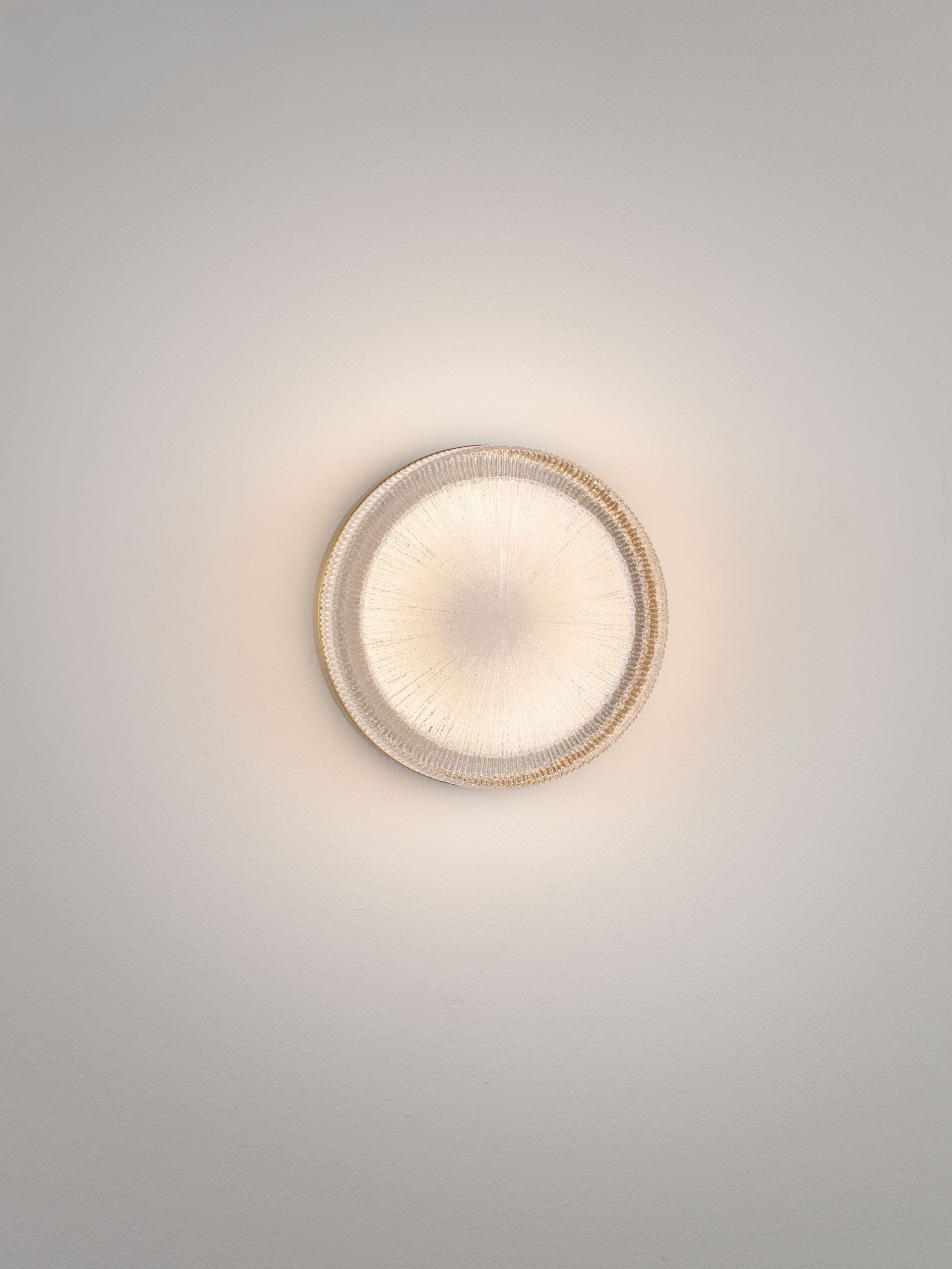 CARLA | W 5 D 16 cm | 5 W | 3000 K | 300 lm | IP20 | Brass Gold | Steel/Glass