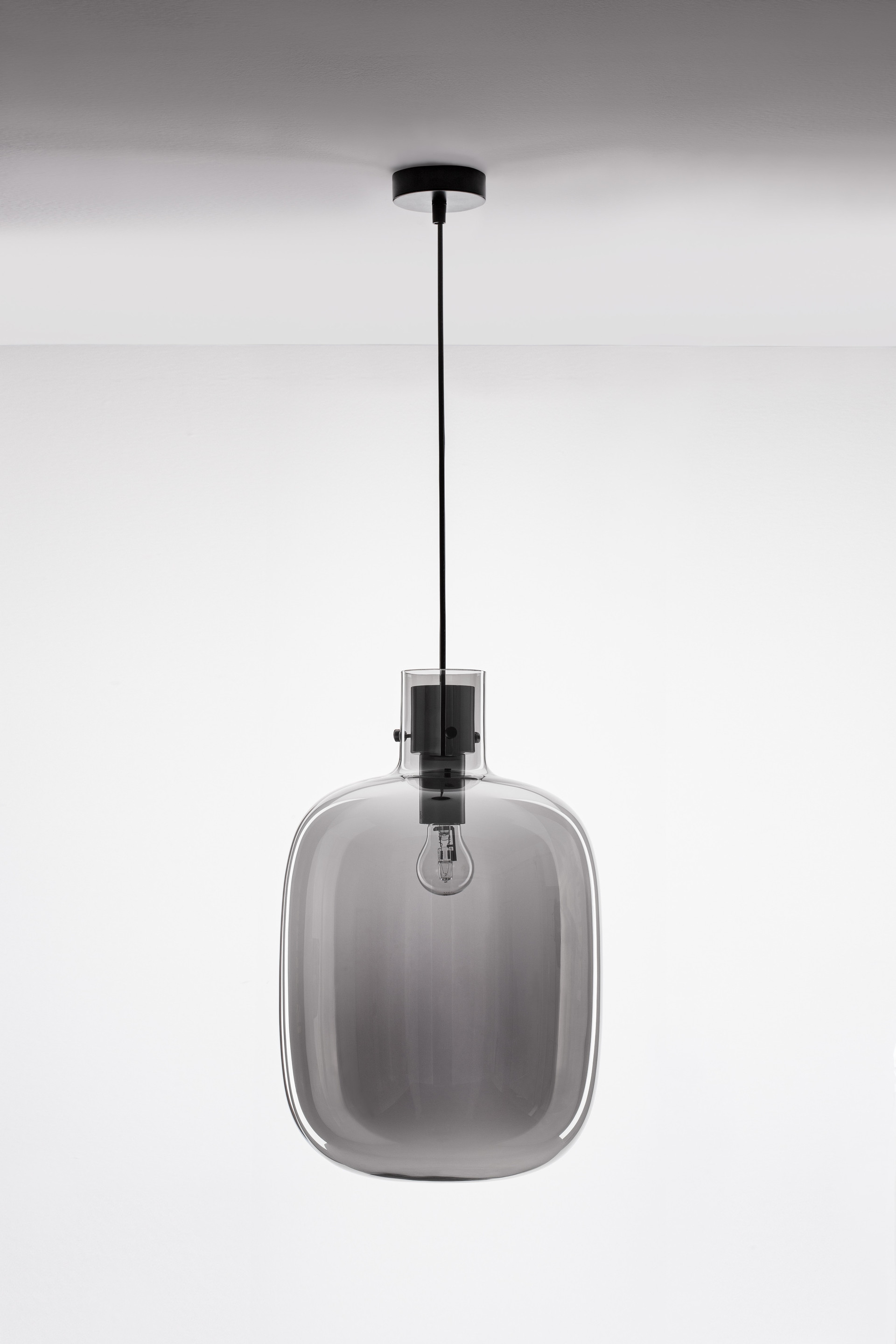 CINZIA | D 30 cm | 12 W | IP20 | Black | Glass/Metal