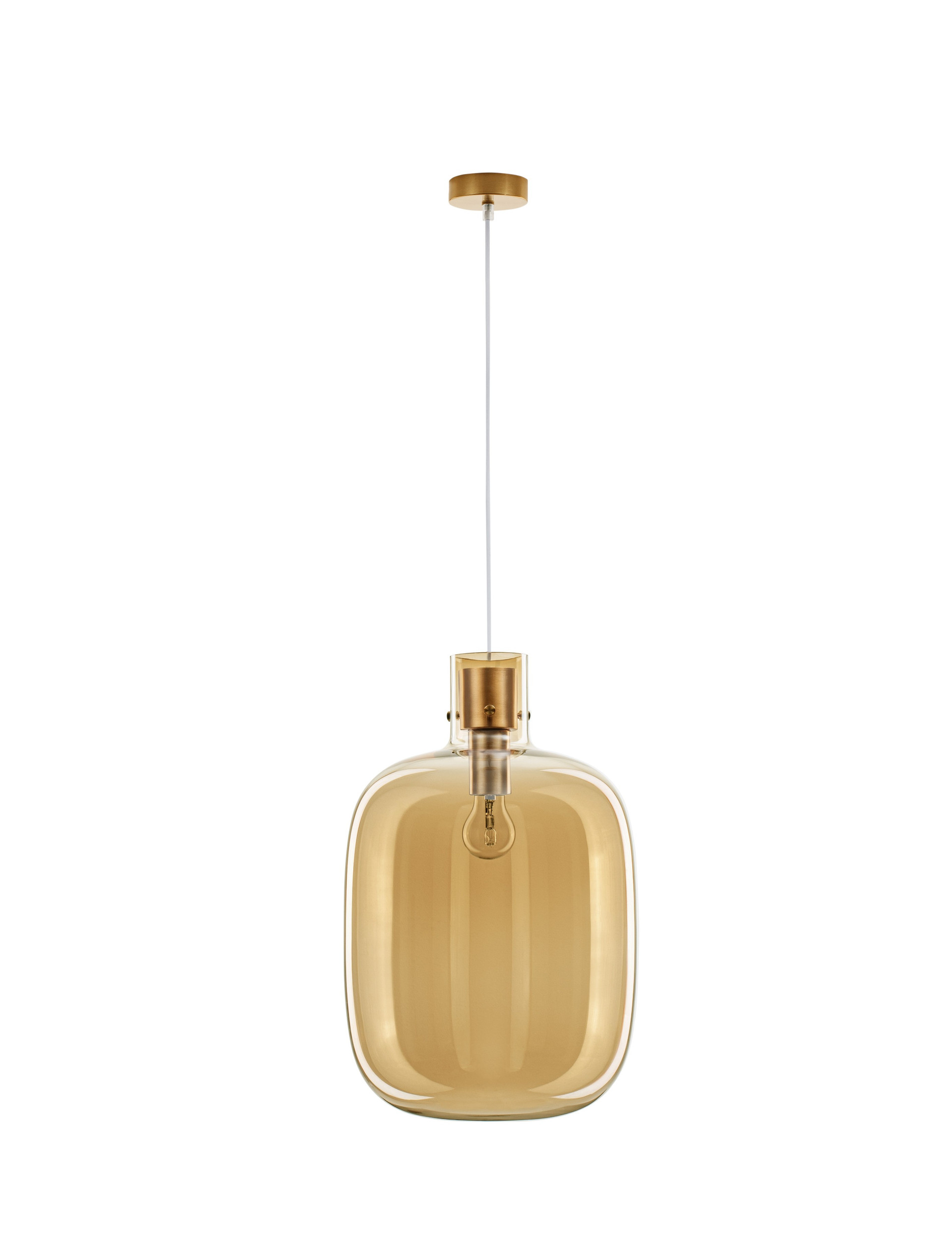 CINZIA | D 30 cm | 12 W | IP20 | Gold | Glass/Metal