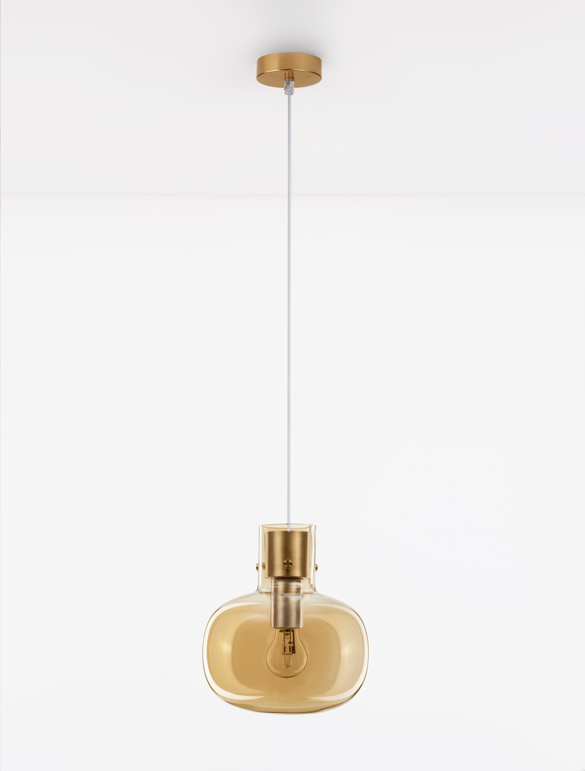 CINZIA | D 22 cm | 12 W | IP20 | Gold | Glass/Metal