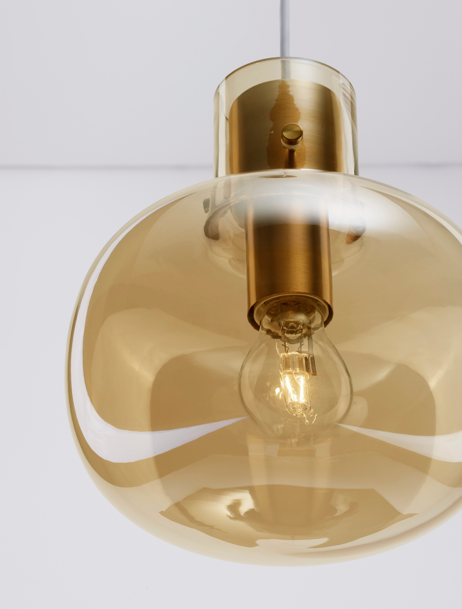 CINZIA | D 22 cm | 12 W | IP20 | Gold | Glass/Metal