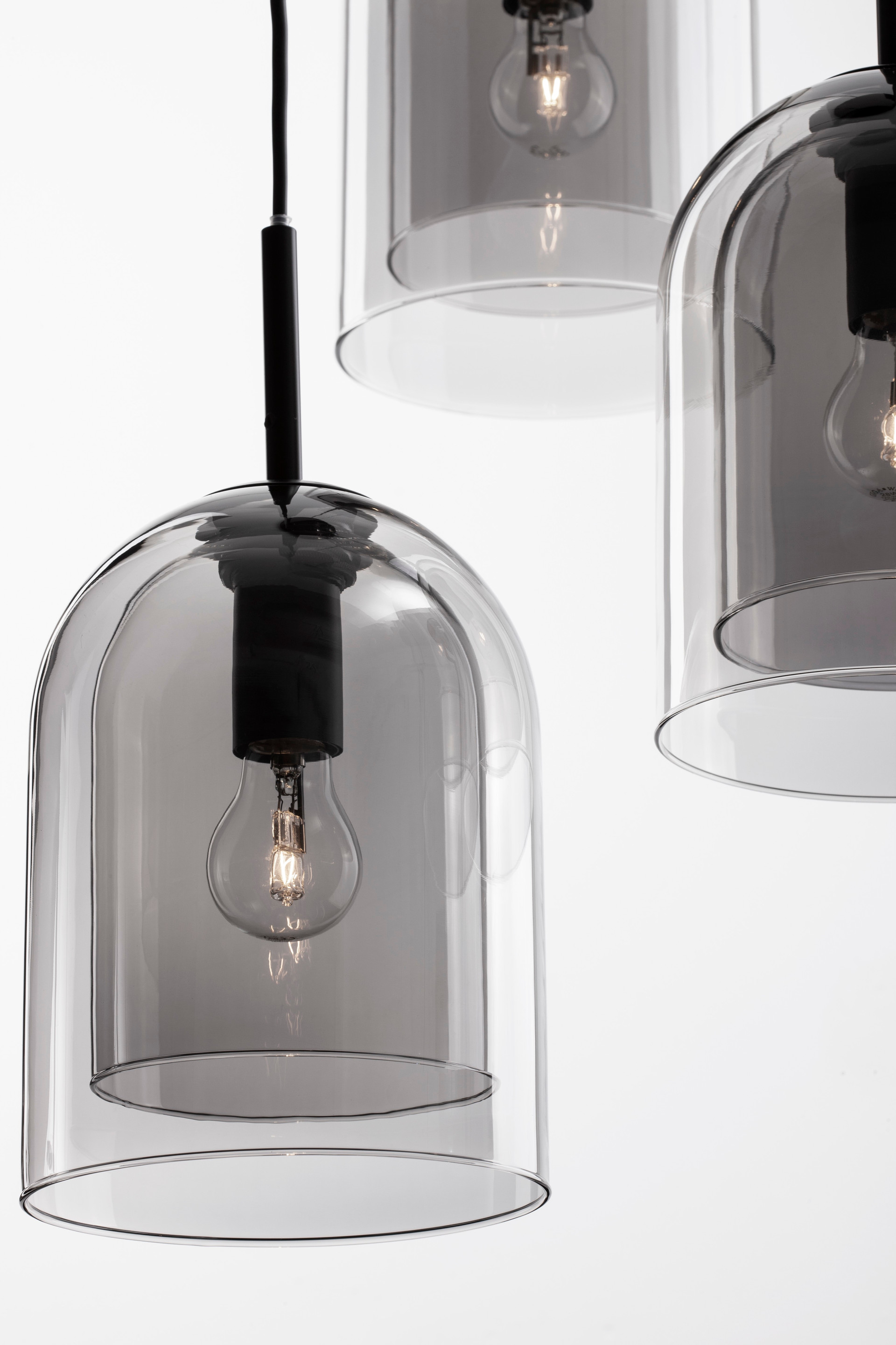 VELOR | H 185 D 30 cm | 36 W | IP20 | Smokey | Glass/Metal