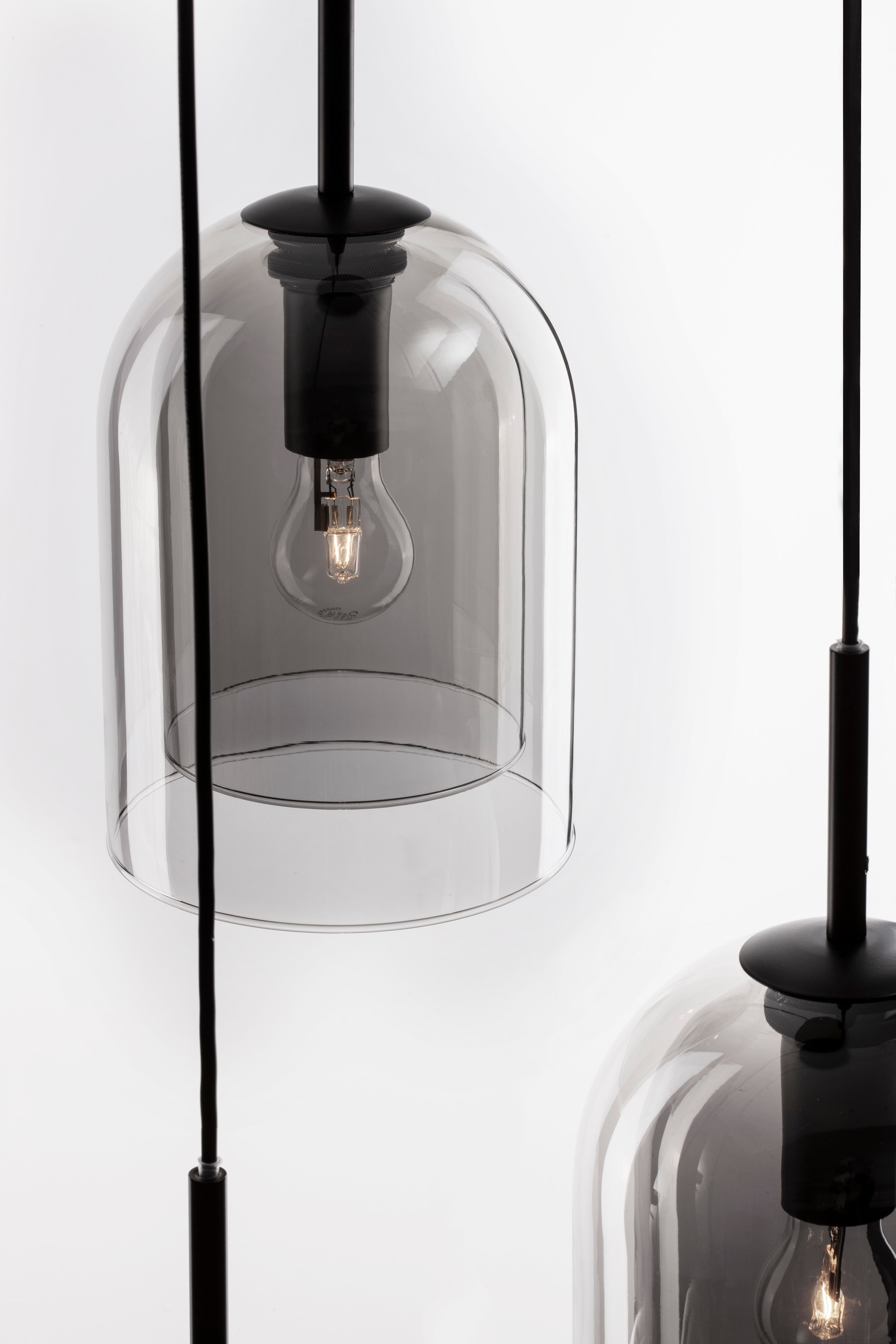 VELOR | H 185 D 30 cm | 36 W | IP20 | Smokey | Glass/Metal