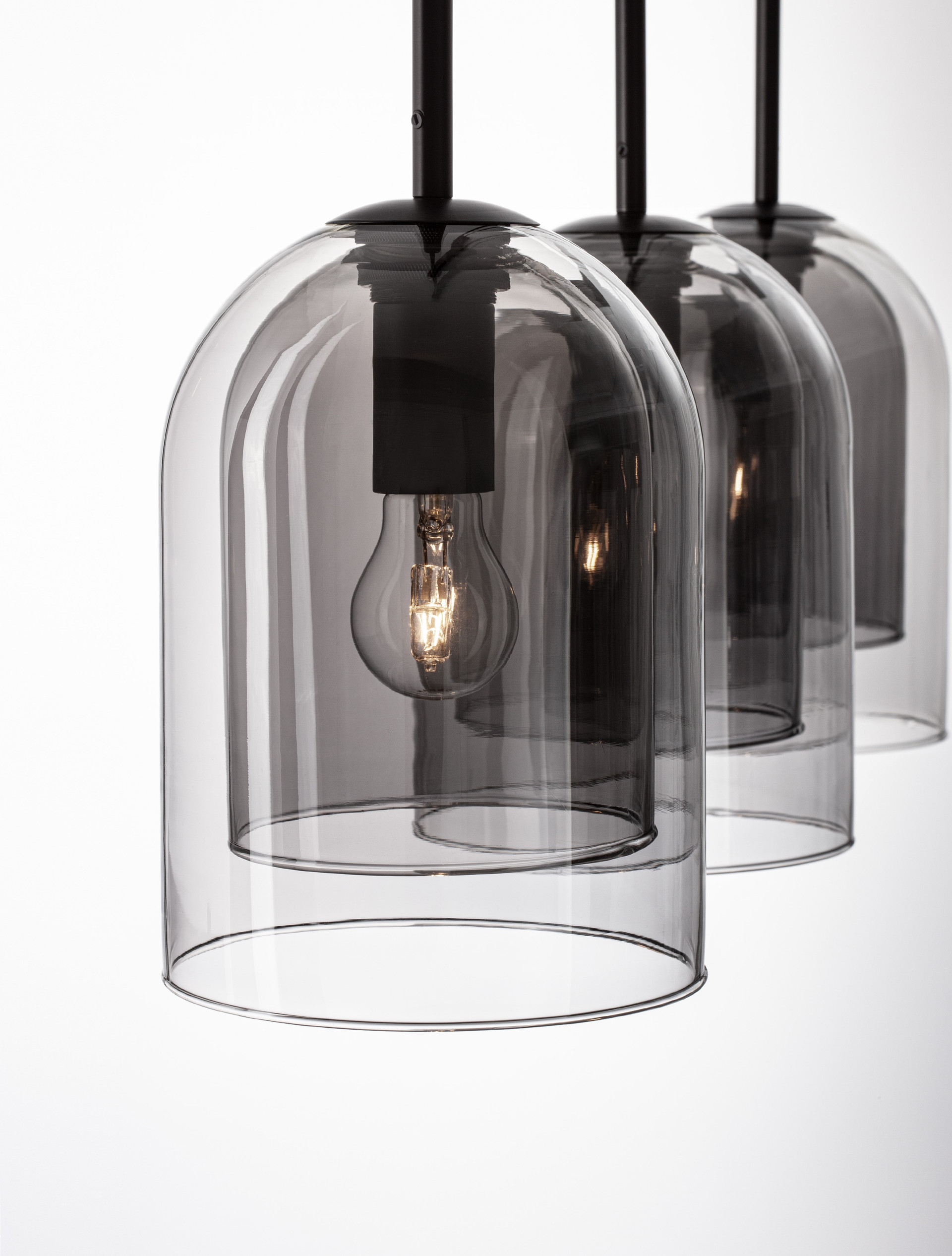 VELOR | L 70 W 18 H 158 cm | 36 W | IP20 | Smokey | Glass/Metal