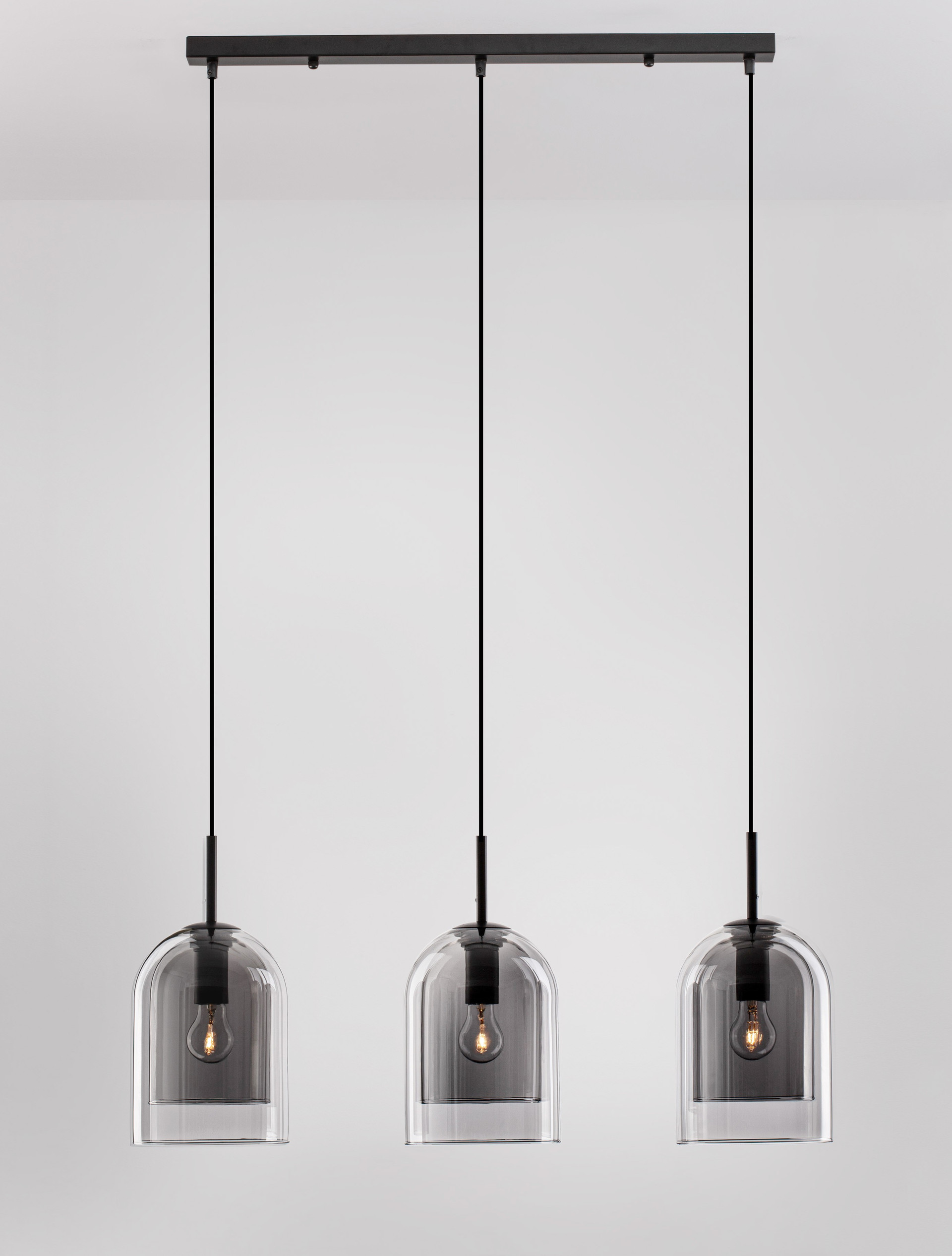 VELOR | L 70 W 18 H 158 cm | 36 W | IP20 | Smokey | Glass/Metal