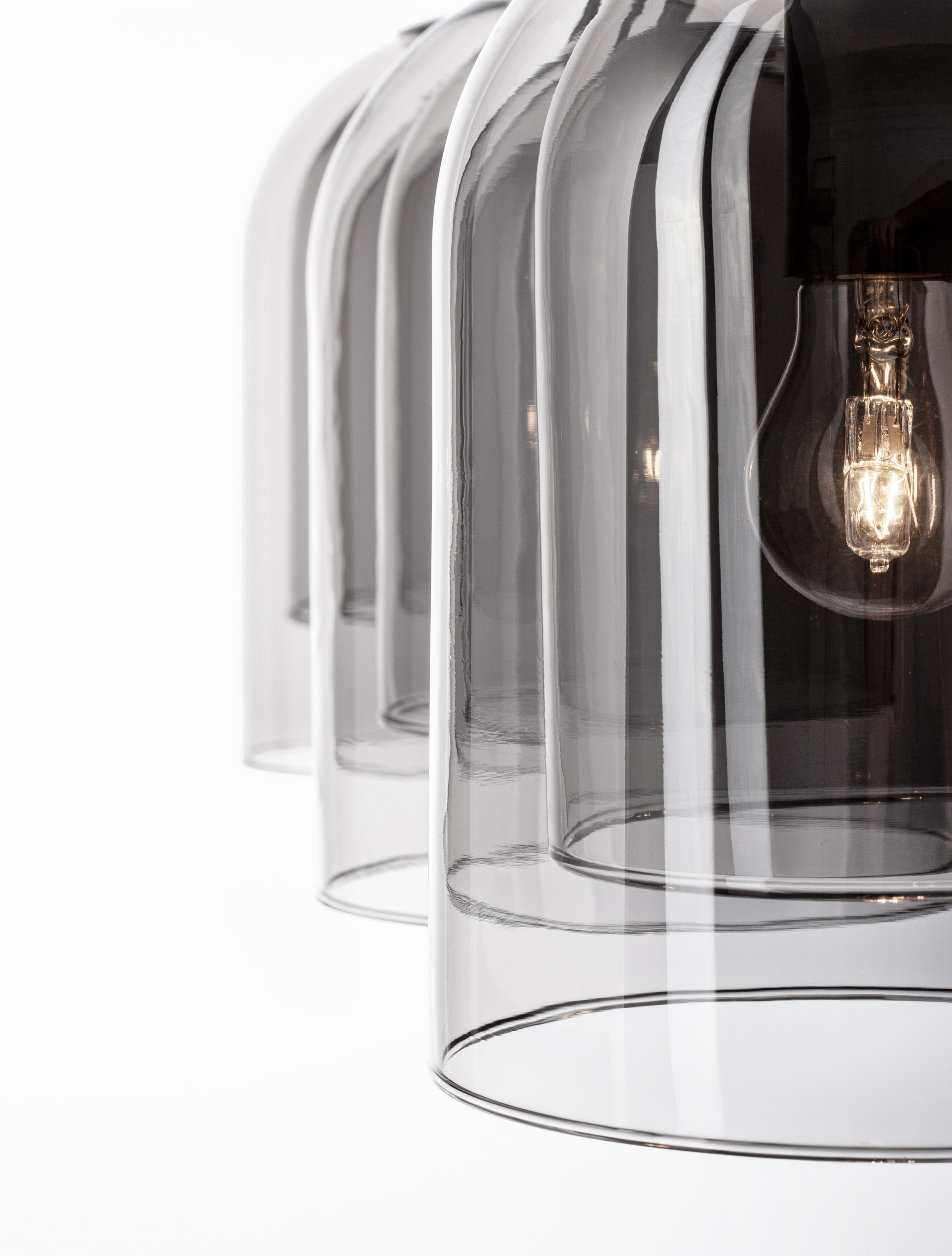 VELOR | L 70 W 18 H 158 cm | 36 W | IP20 | Smokey | Glass/Metal