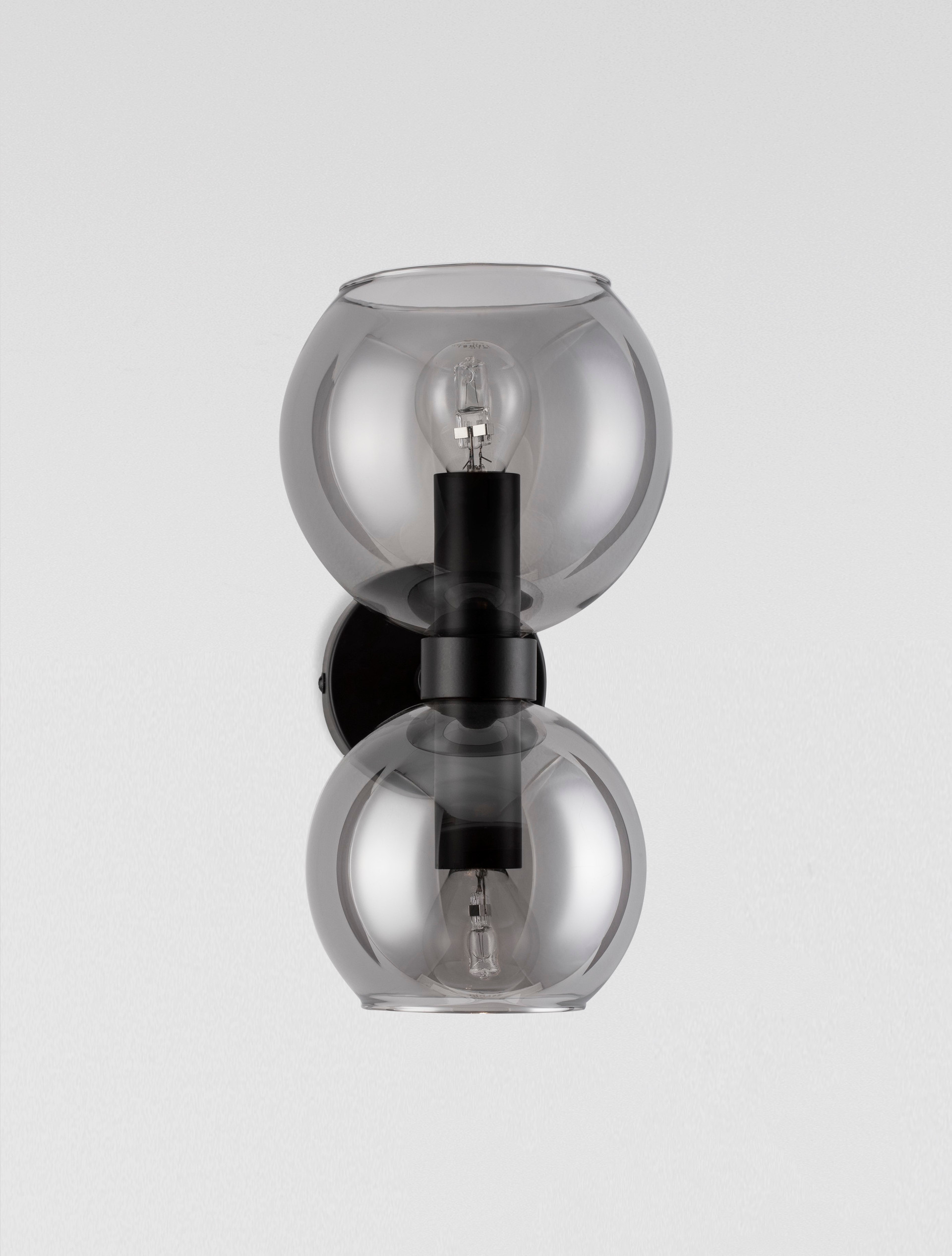 PALMER | L 15 W 18.5 H 25.5 cm | 10 W | IP20 | Black | Glass/Metal
