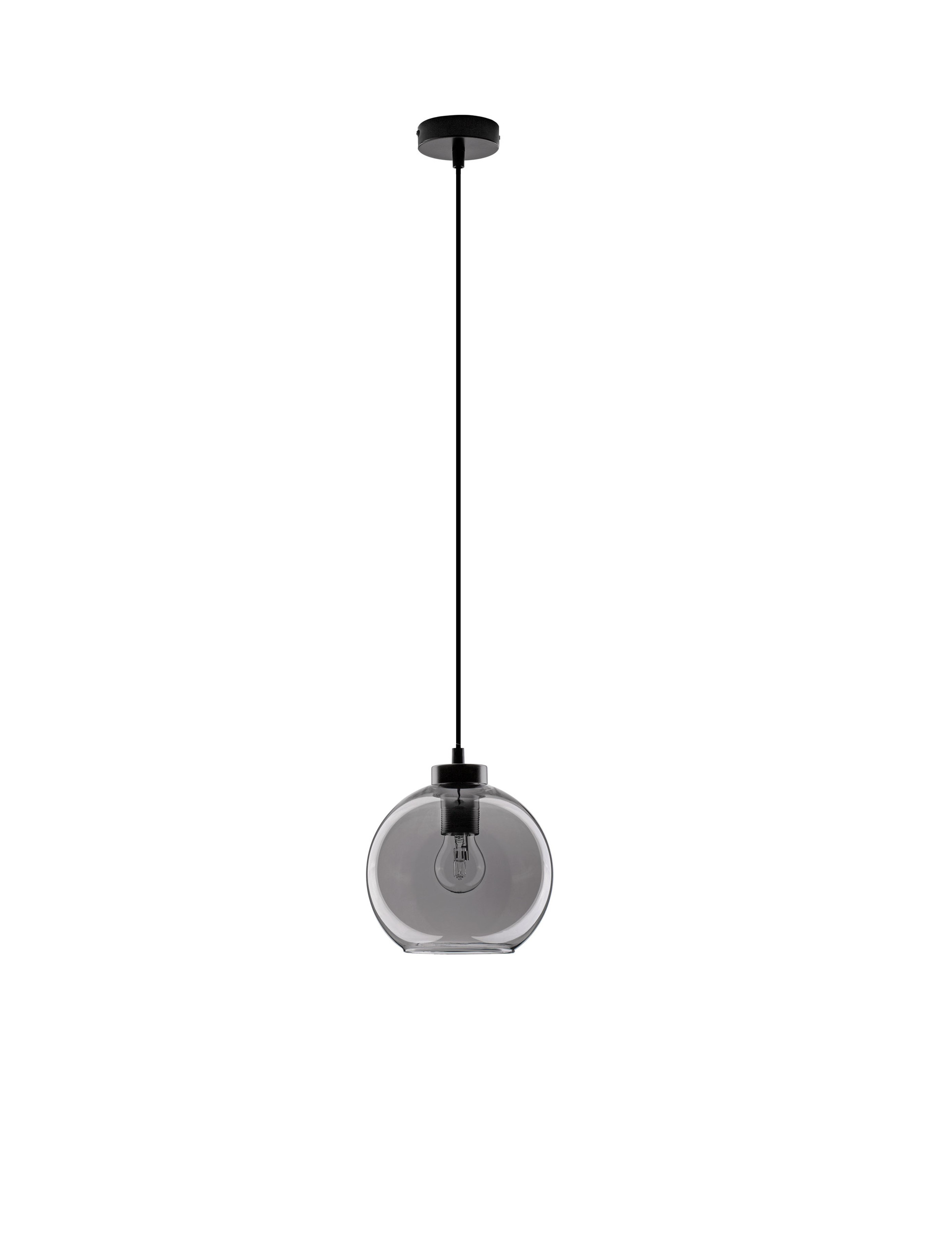 PALMER | H 220 D 20 cm | 12 W | IP20 | Black | Glass/Metal