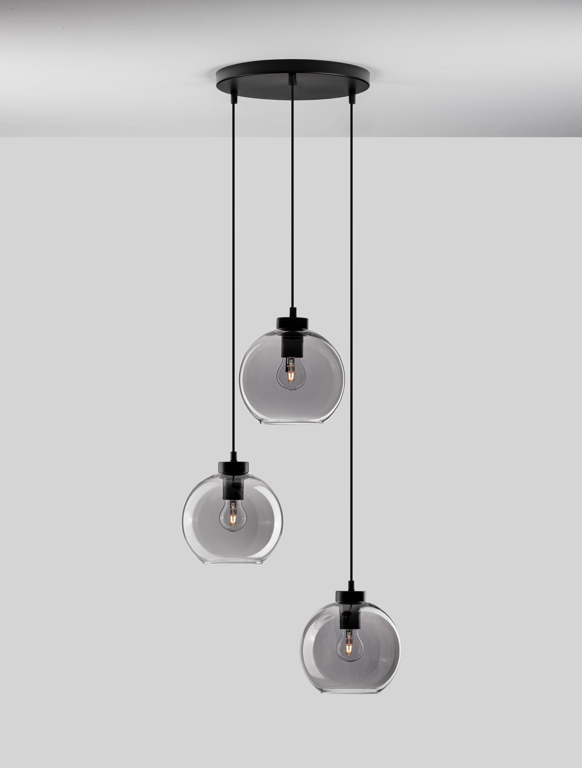 PALMER | H 145 D 30 cm | 36 W | IP20 | Black | Glass/Metal