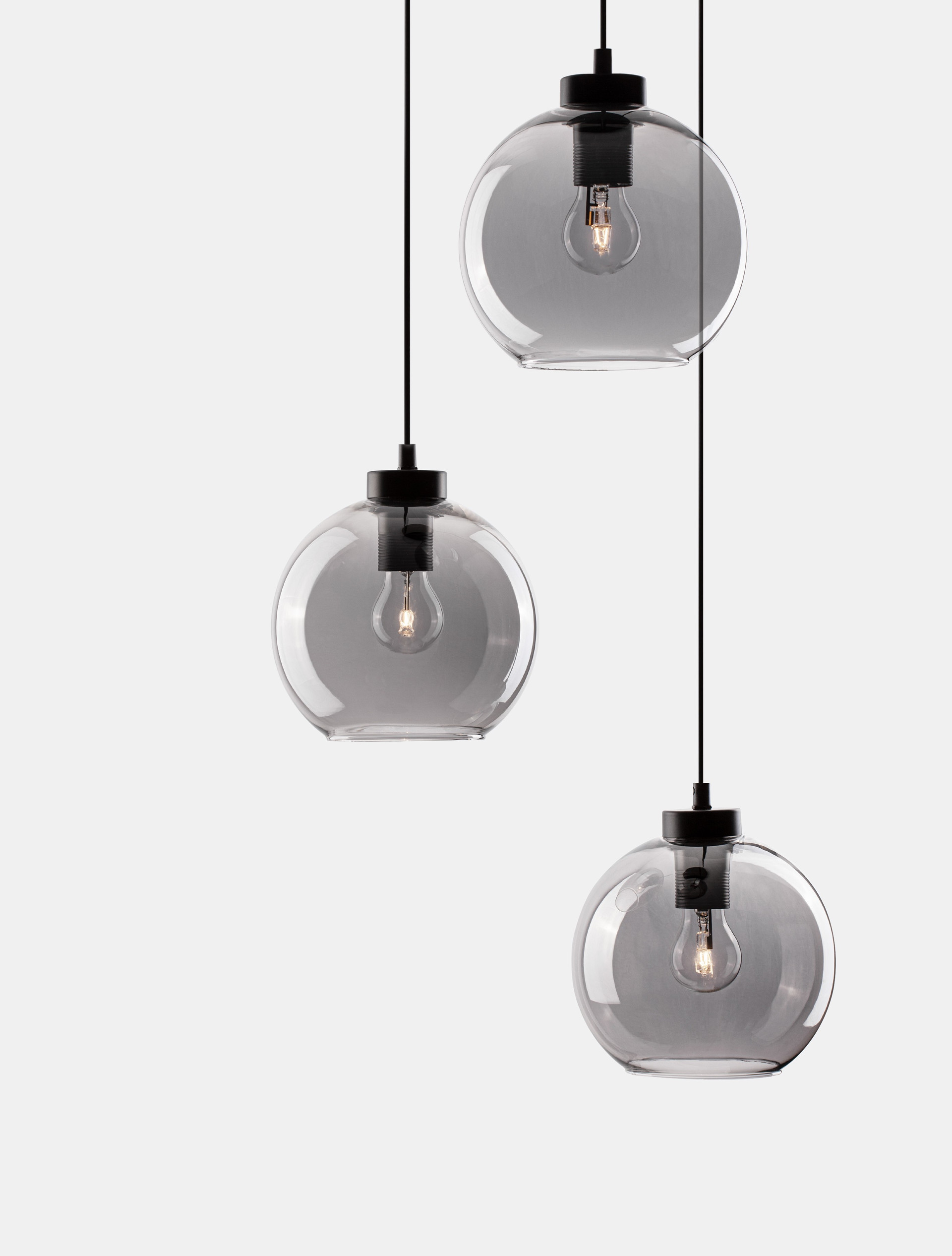PALMER | H 145 D 30 cm | 36 W | IP20 | Black | Glass/Metal