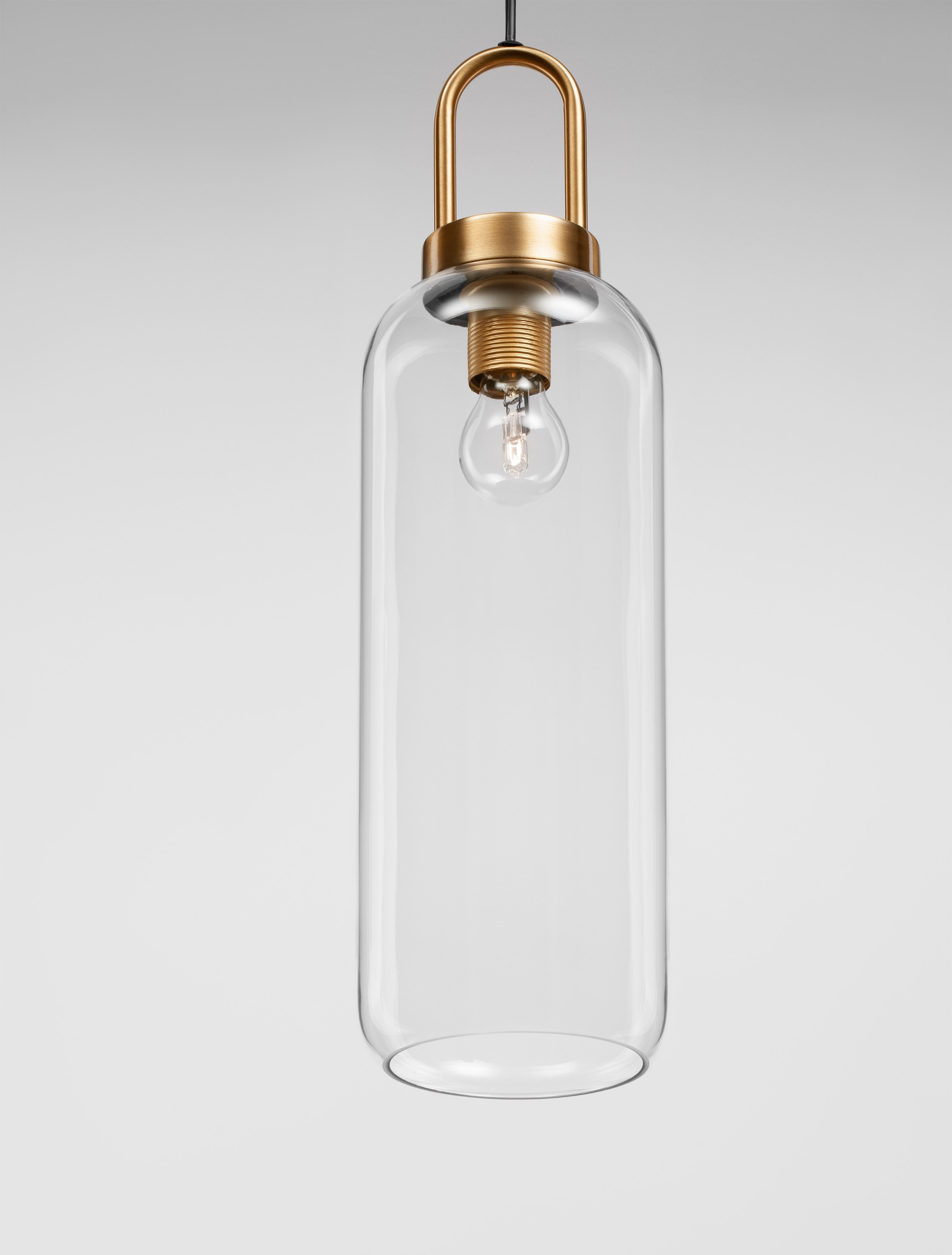 IRVINE | H 255 D 15.5 cm | 12 W | IP20 | Gold/Clear | Glass/Metal