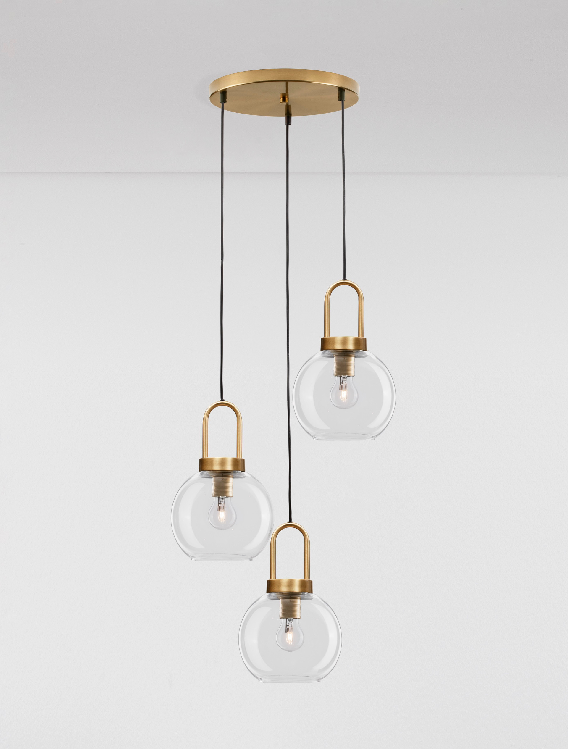 IRVINE | H 150 D 30 cm | 36 W | IP20 | Gold/Clear | Glass/Metal