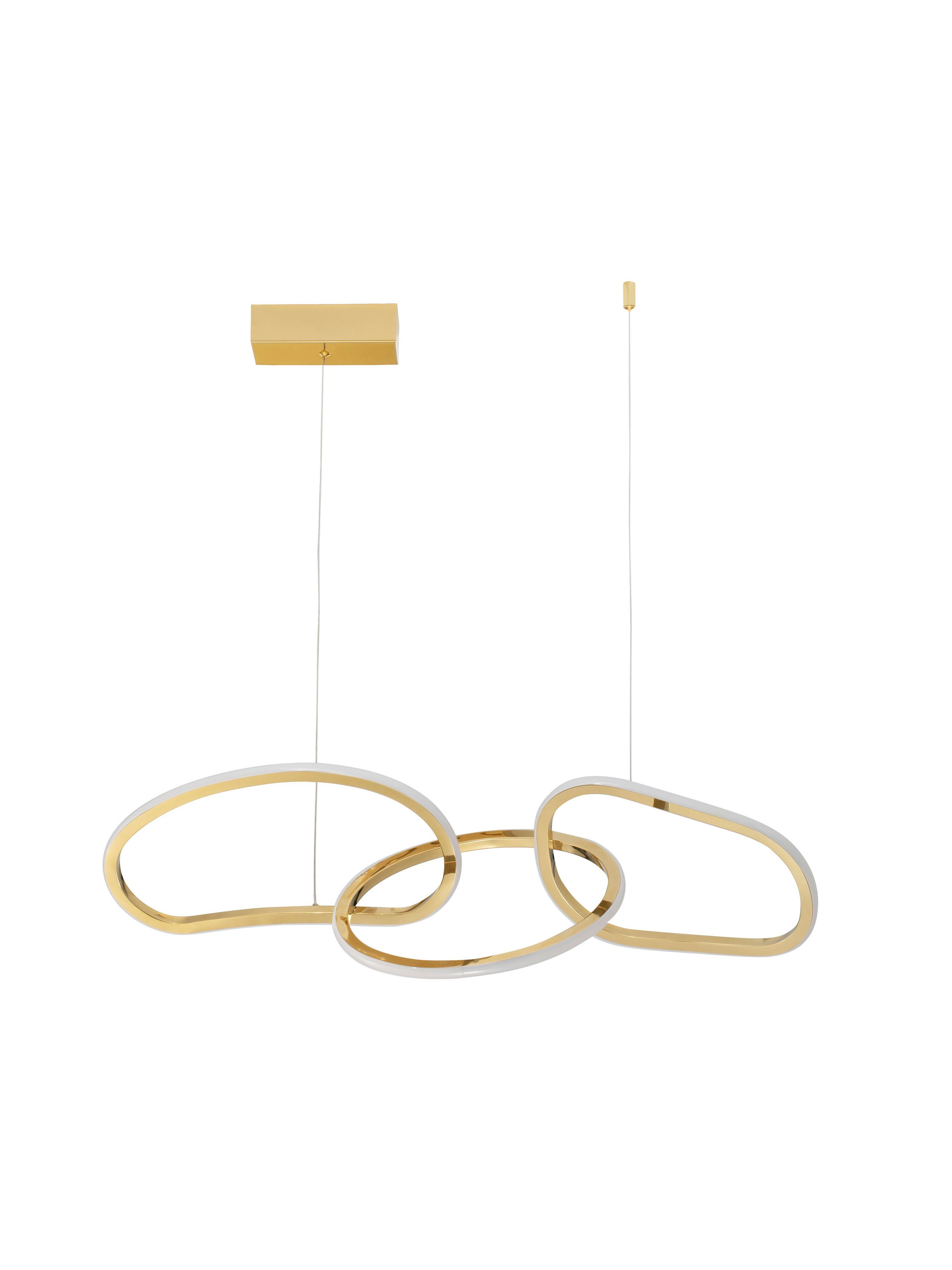 GIRISH | L 82 W 23 H 120 cm | 41 W | 3000 K | 2400 lm | IP20 | Gold | Aluminum/Acrylic/Stainless Steel