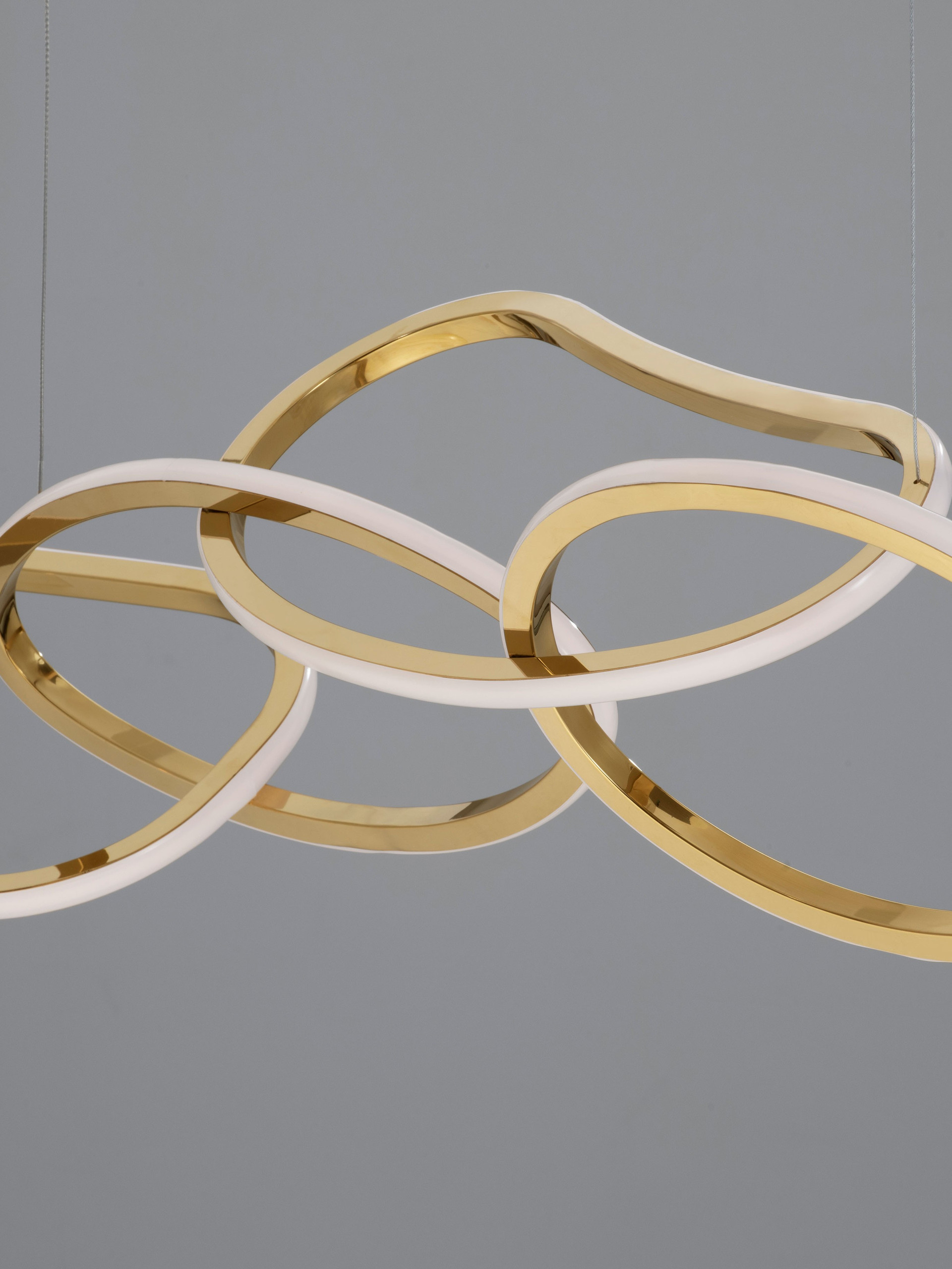 GIRISH | L 100 W 20 H 120 cm | 51 W | 3000 K | 2000 lm | IP20 | Gold | Aluminum/Acrylic/Stainless Steel