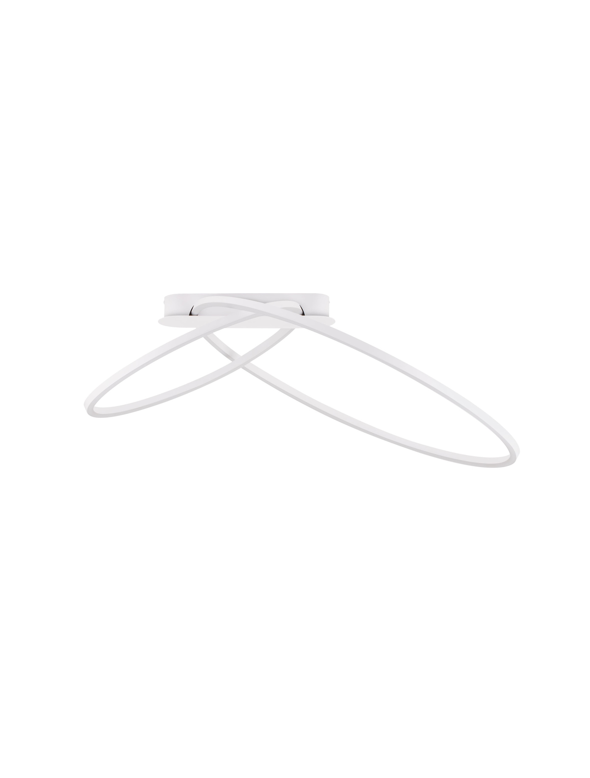 KIKLOS | L 72 W 59 H 30 cm | 42 W | 3000 K | 1923 lm | IP20 | White | Steel/Aluminum/Acrylic
