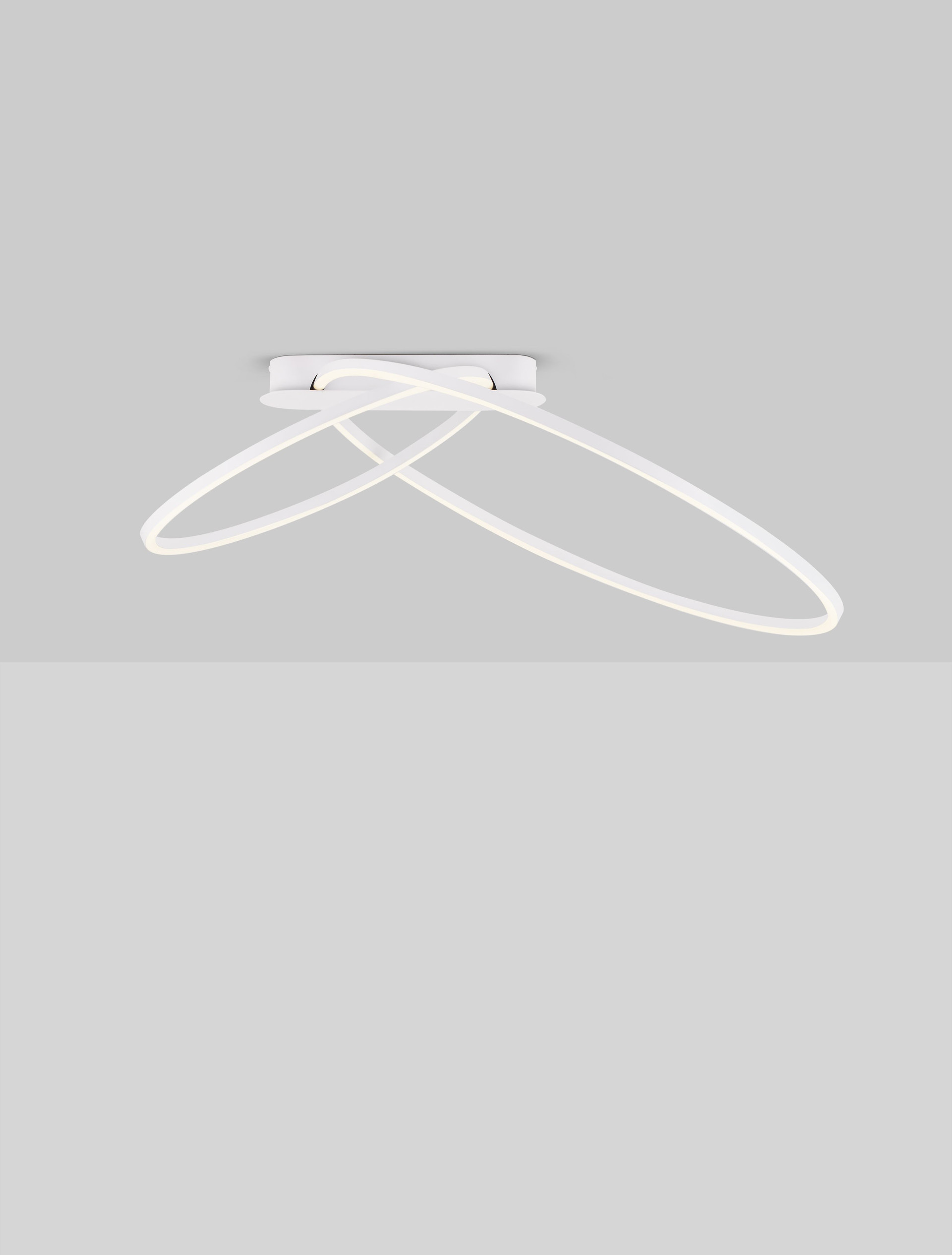 KIKLOS | L 72 W 59 H 30 cm | 42 W | 3000 K | 1923 lm | IP20 | White | Steel/Aluminum/Acrylic