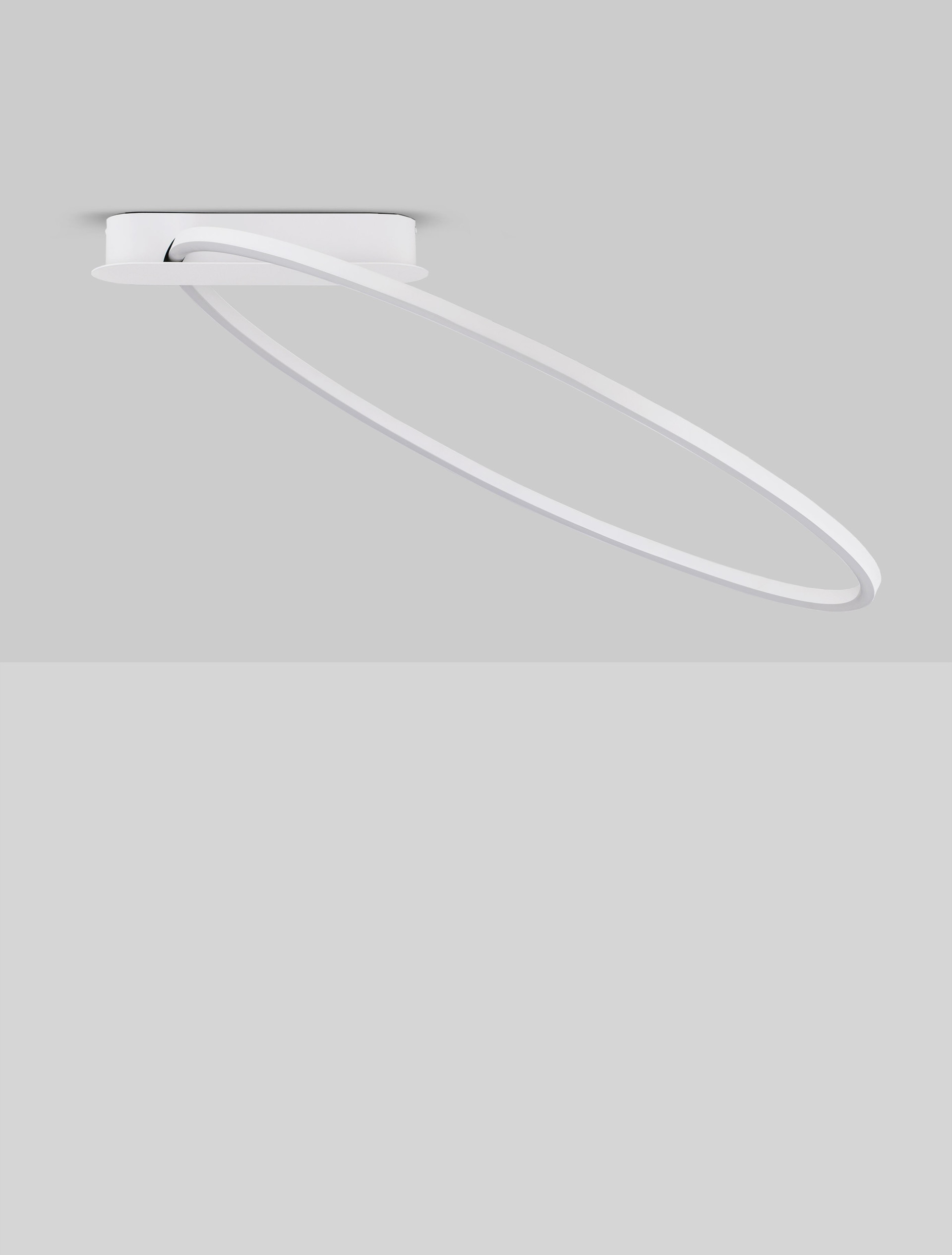 KIKLOS | L 64 W 60 H 30 cm | 30 W | 3000 K | 1250 lm | IP20 | White | Steel/Aluminum/Acrylic
