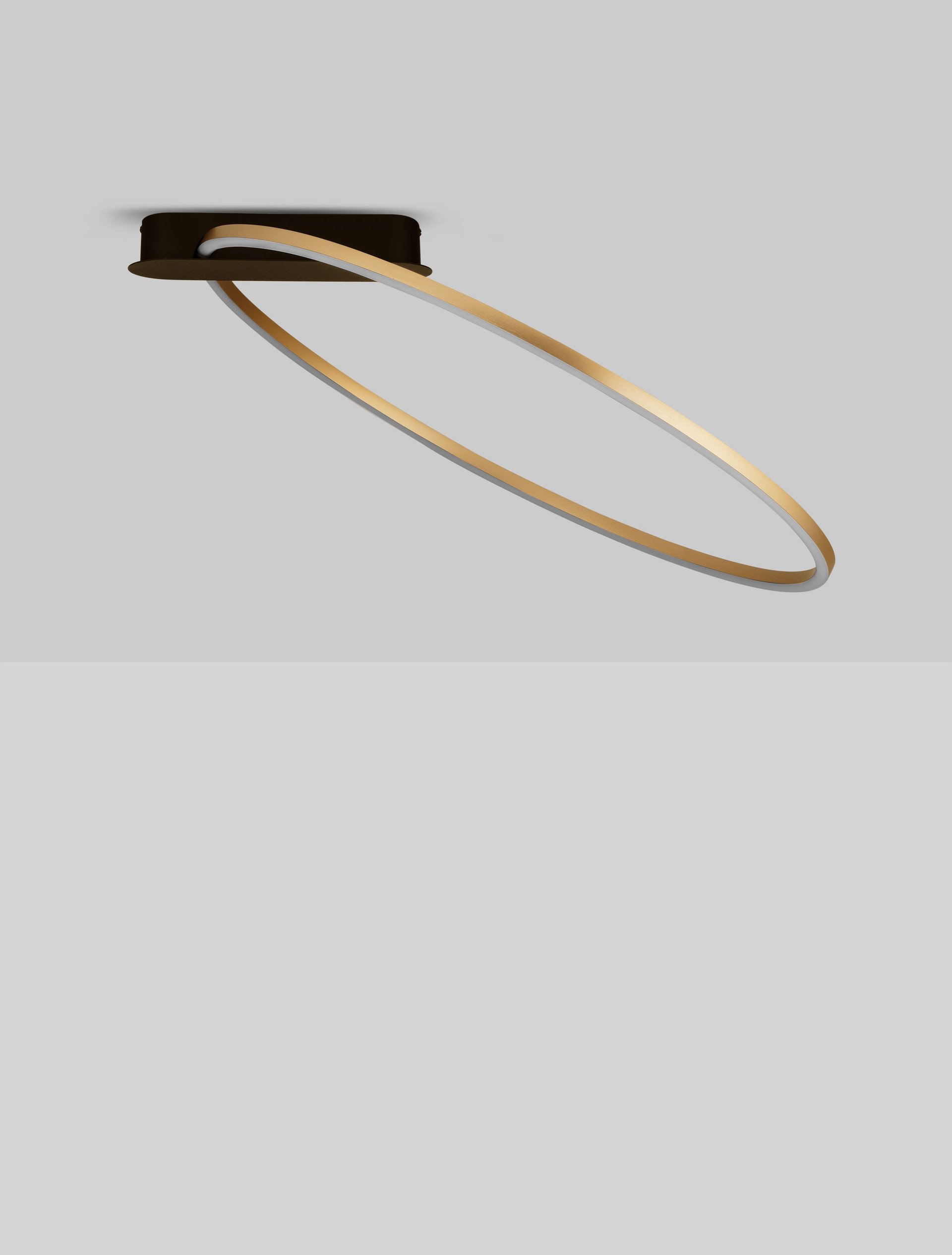 KIKLOS | L 64 W 60 H 30 cm | 30 W | 3000 K | 1250 lm | IP20 | Gold | Steel/Aluminum/Acrylic