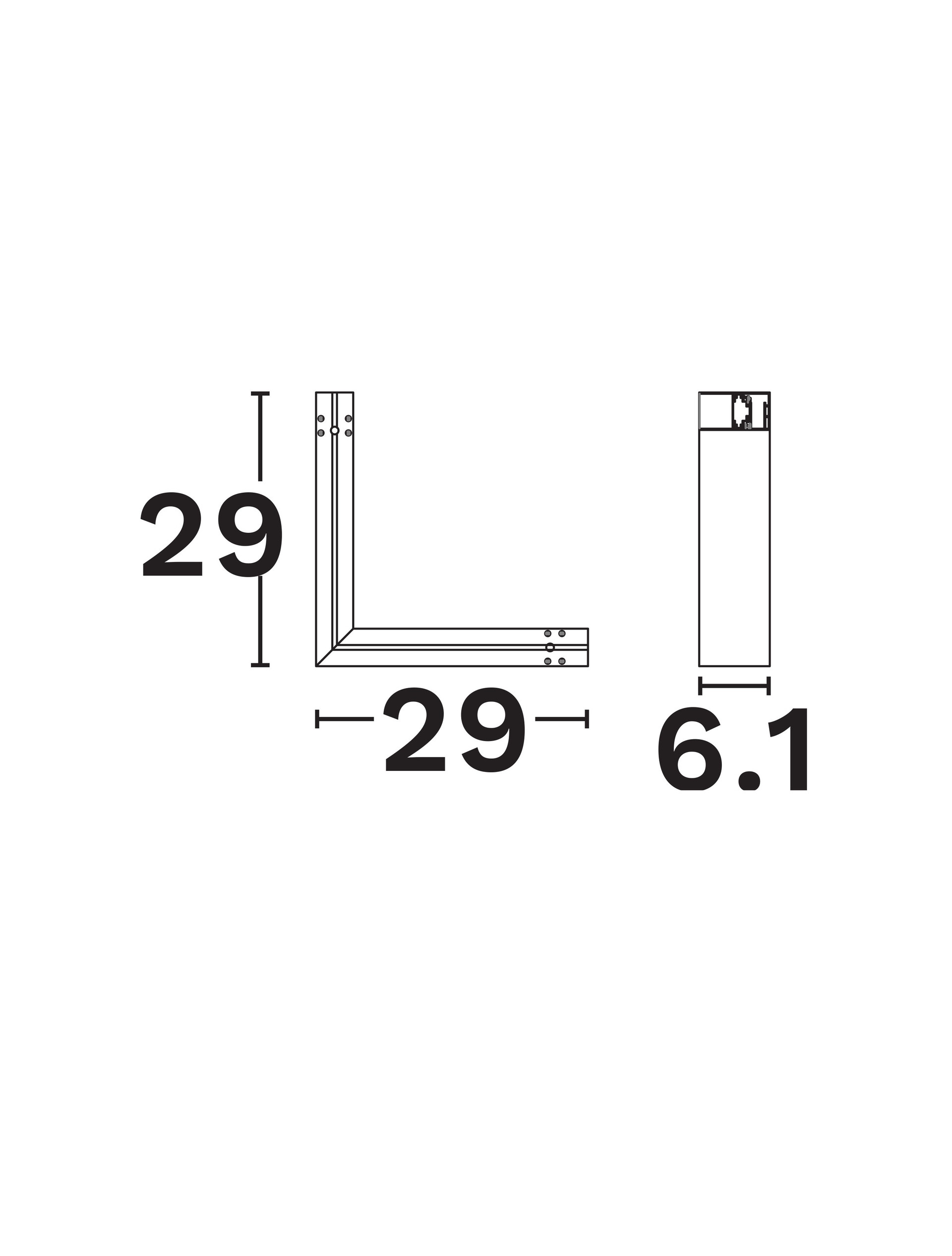 Buxton Magnetic B-Horizontal 90deg connector-connector