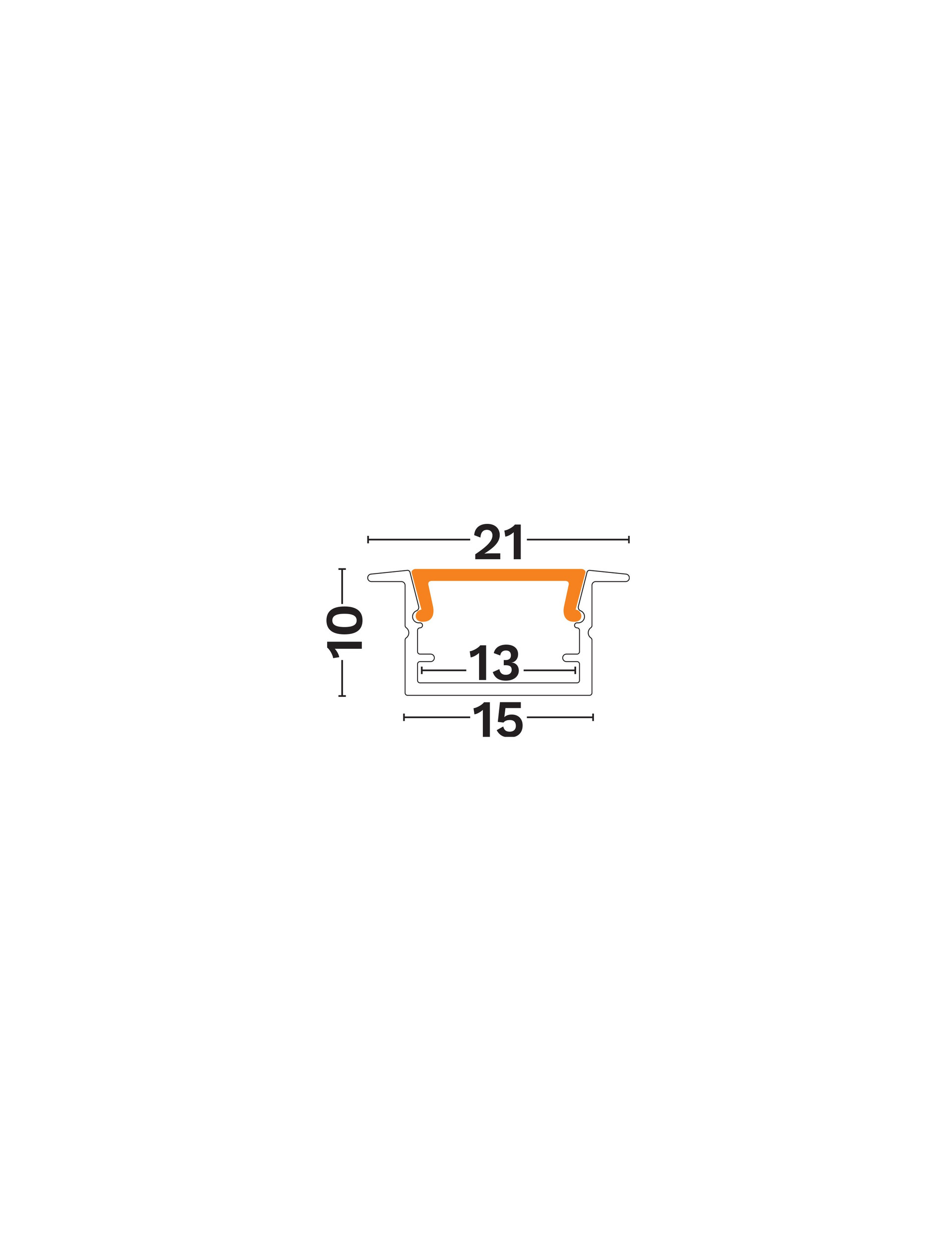 Recessed-Aluminium Profile-15x10R thumbnail
