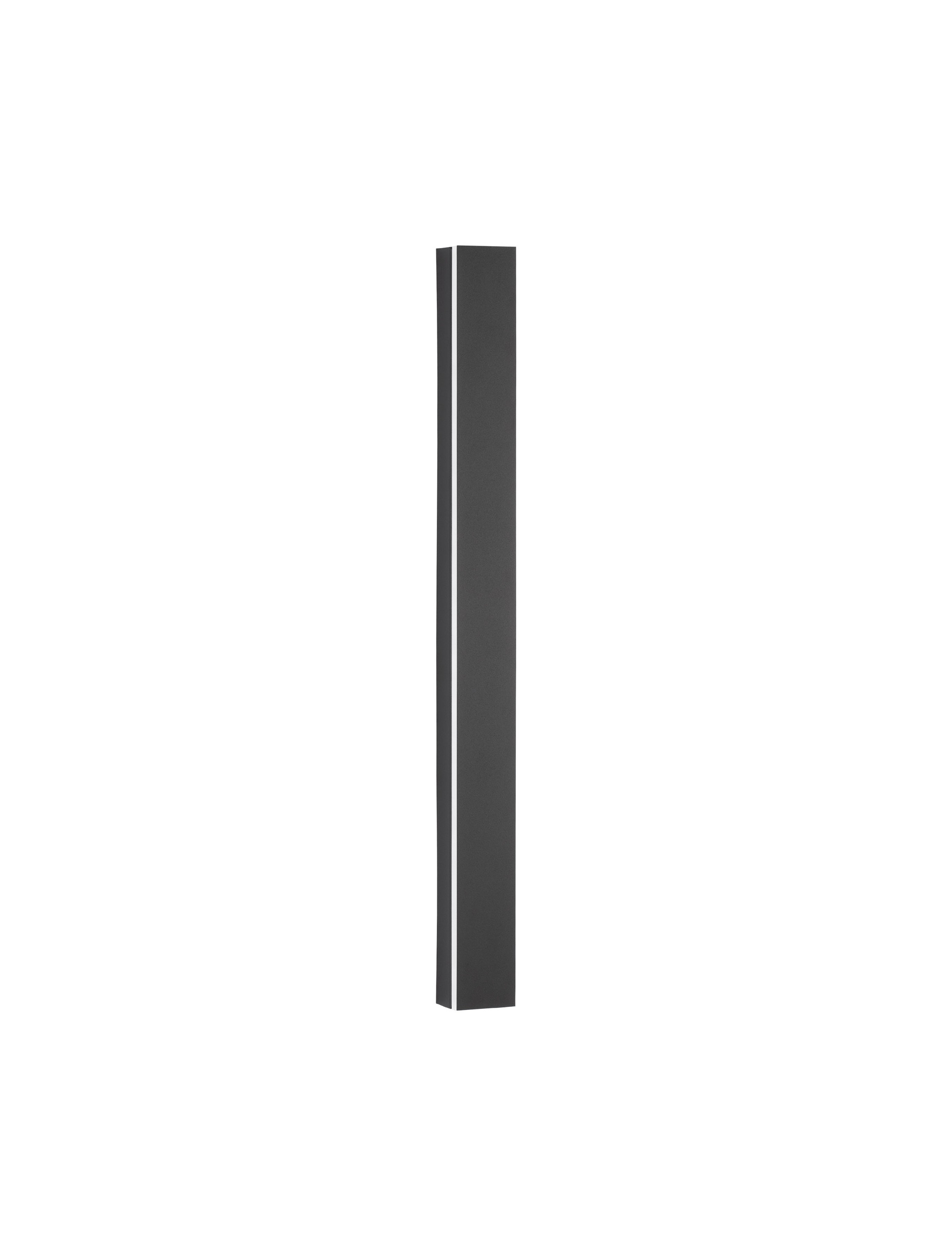 COLBY | L 60 W 4.2 H 5 cm | 21 W | 3000 K | 1100 lm | IP20 | Schwarz | Aluminium/Acryl