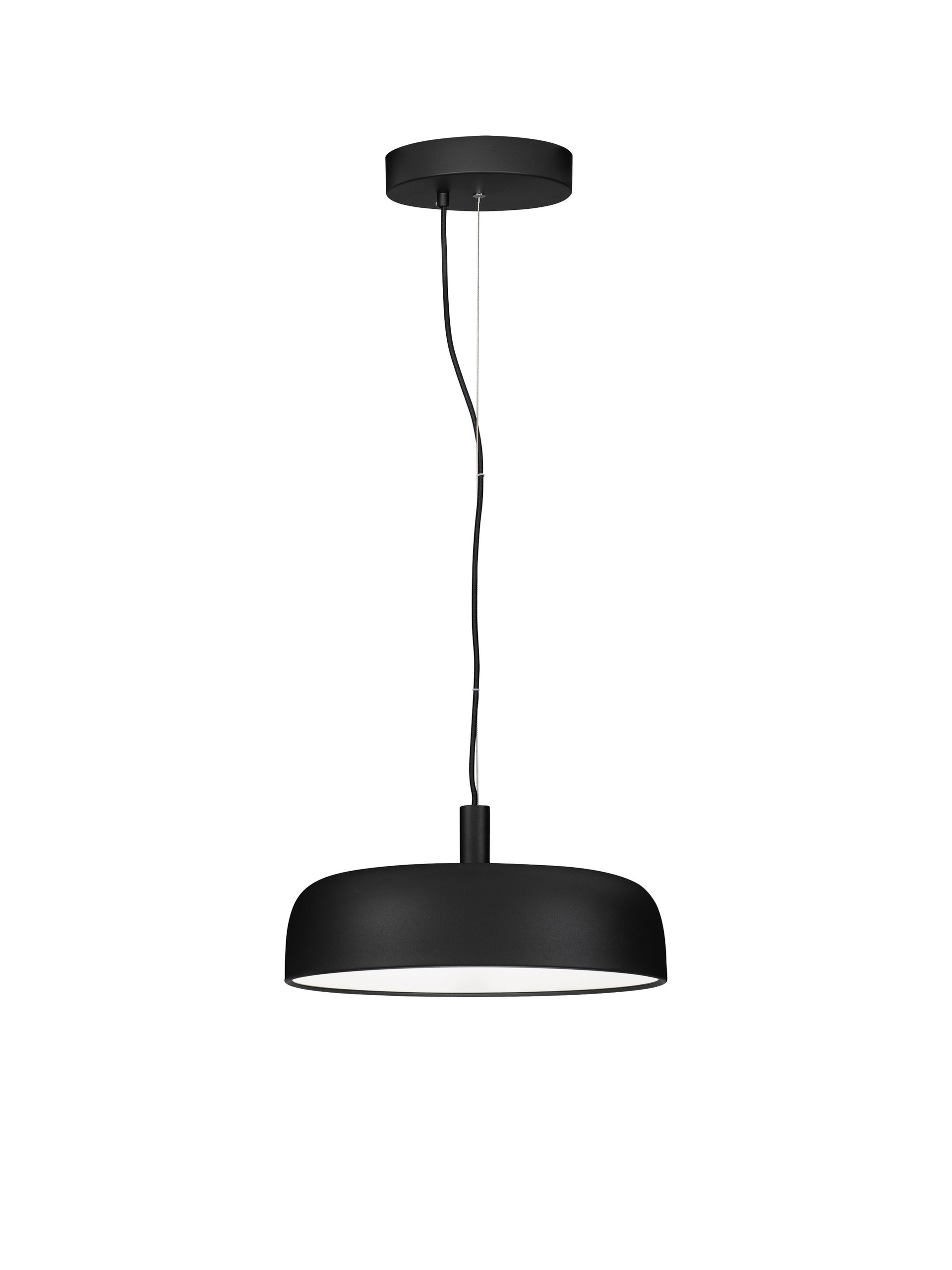 NOELIA | H 12 D 40 cm | 27 W | 3000 K | 1224 lm | IP20 | Black | Steel/Aluminum/Acrylic