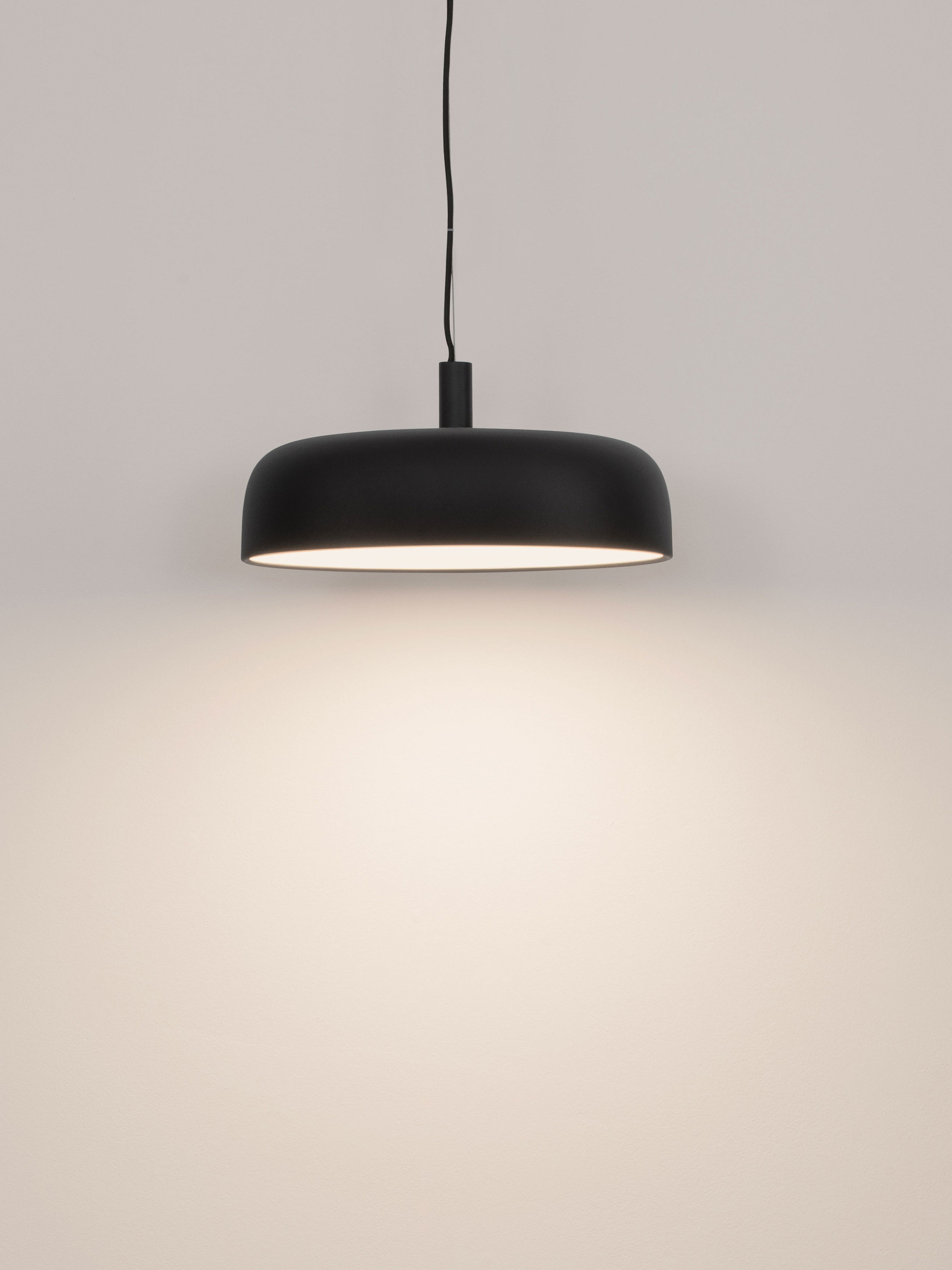 NOELIA | H 12 D 40 cm | 27 W | 3000 K | 1224 lm | IP20 | Black | Steel/Aluminum/Acrylic