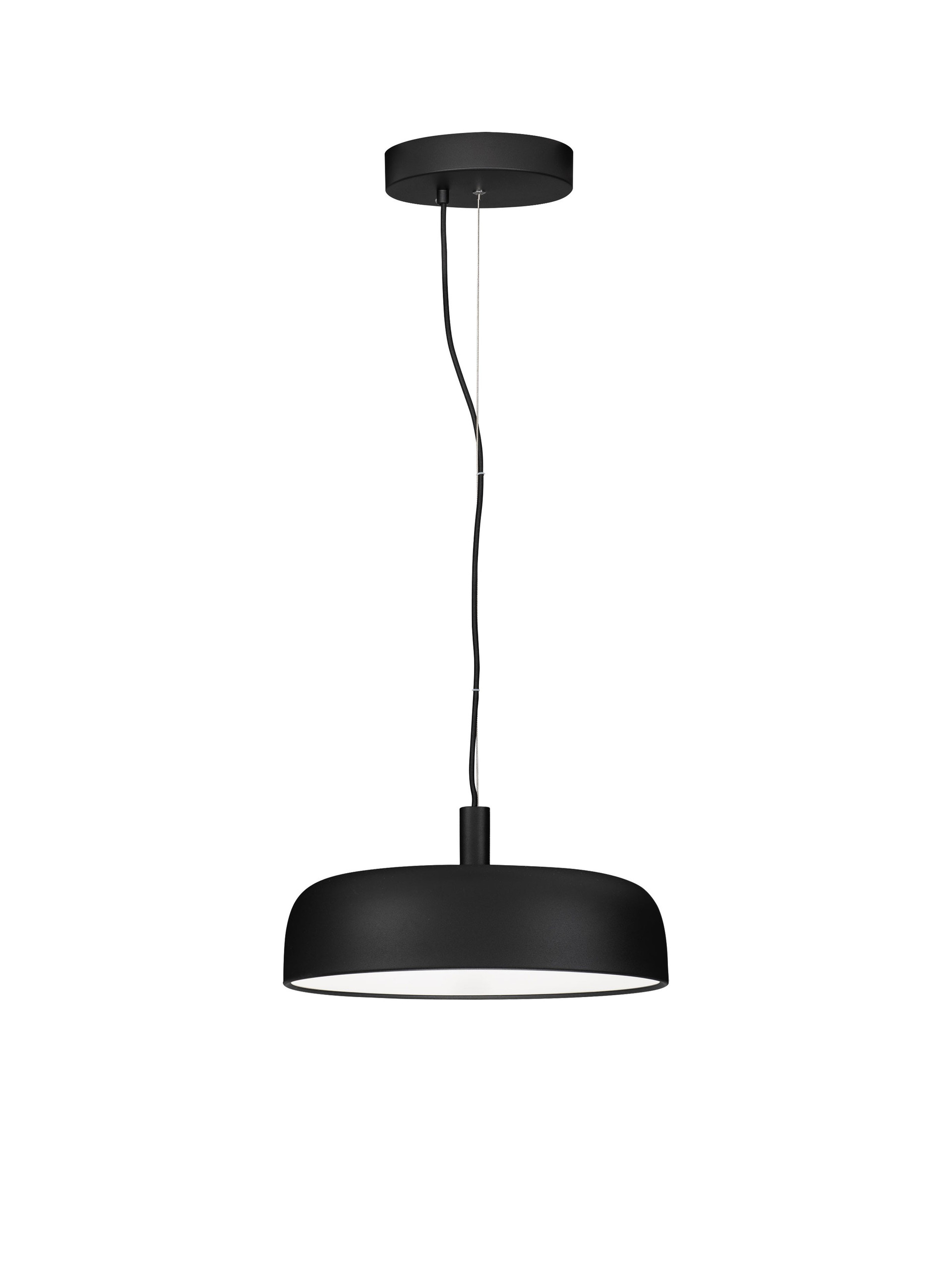 NOELIA | H 12 D 40 cm | 27 W | 2700 K | 1224 lm | IP20 | Black | Steel/Aluminum/Acrylic