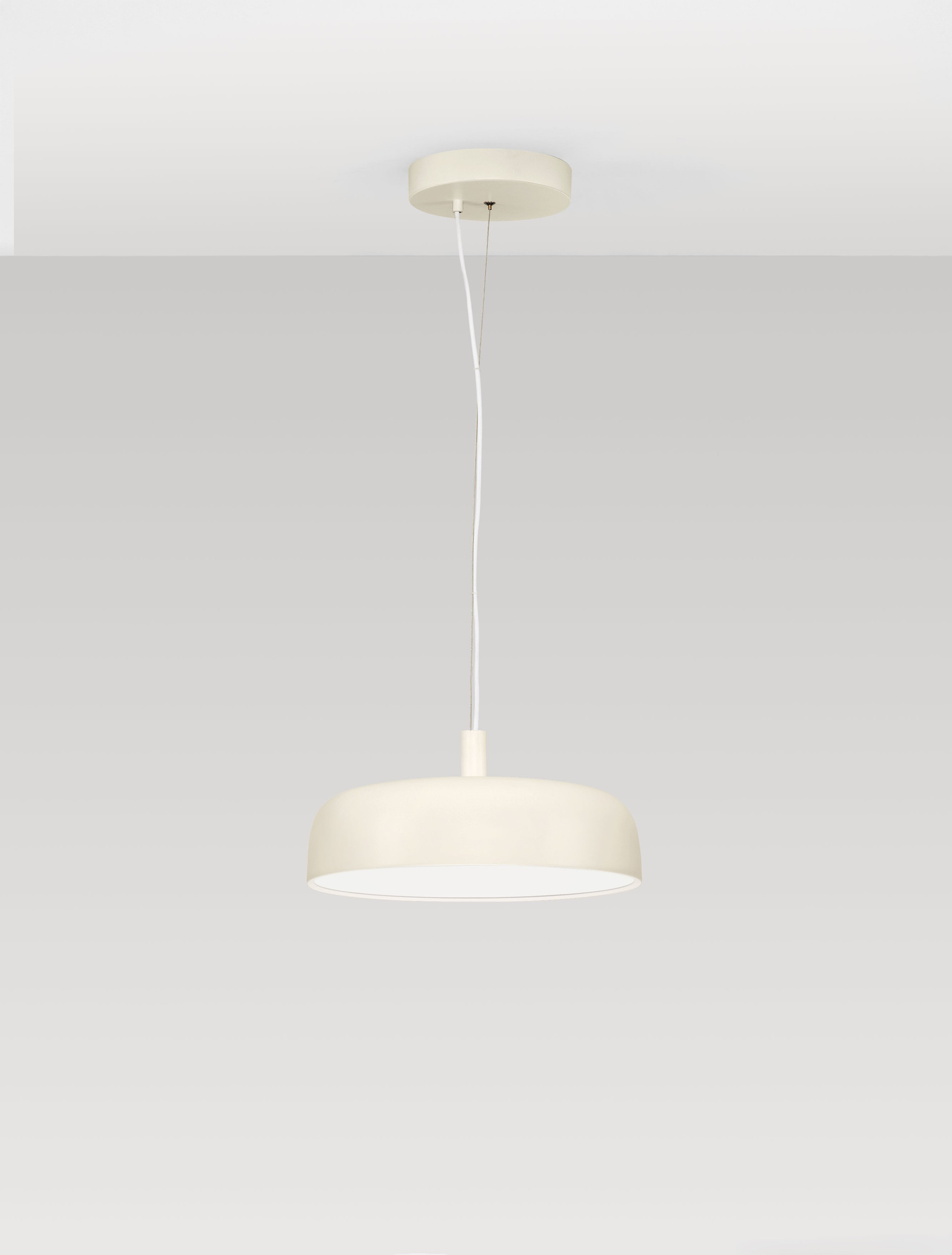 NOELIA | H 12 D 40 cm | 27 W | 3000 K | 1224 lm | IP20 | Cream | Steel/Aluminum/Acrylic